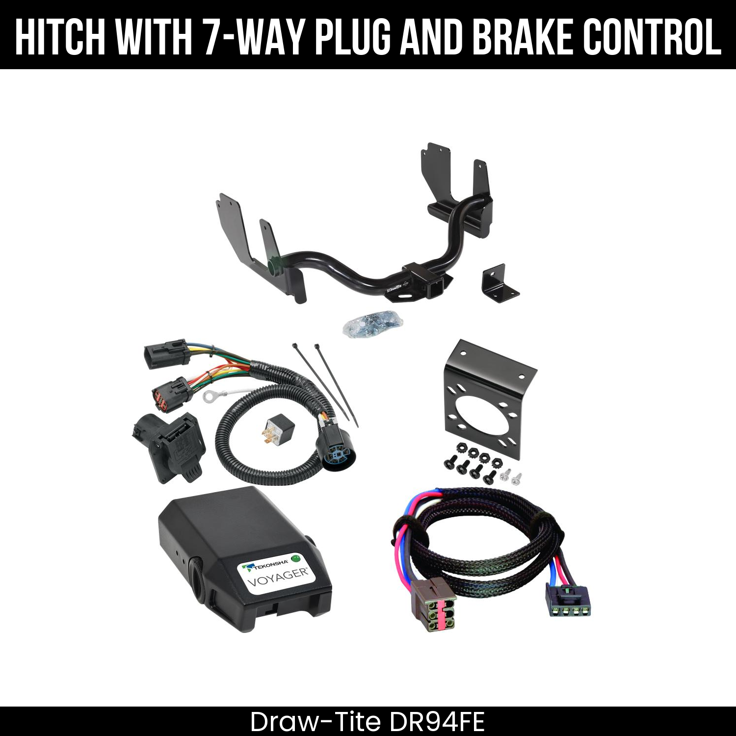 Trailer Hitch , 7-Way , Tekonsha Voyager Brake Control