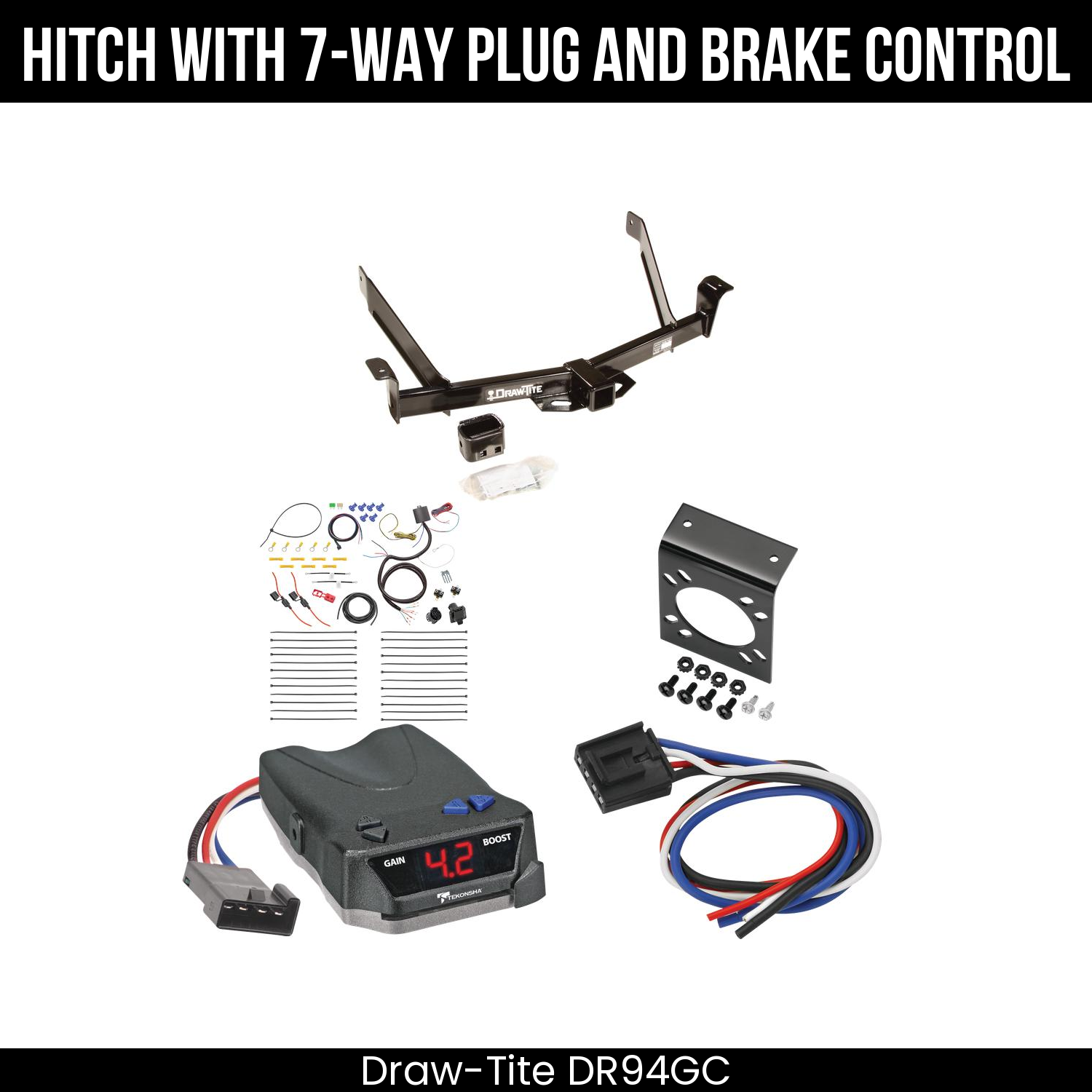 Trailer Hitch , 7-Way , Tekonsha Brake EVN Control
