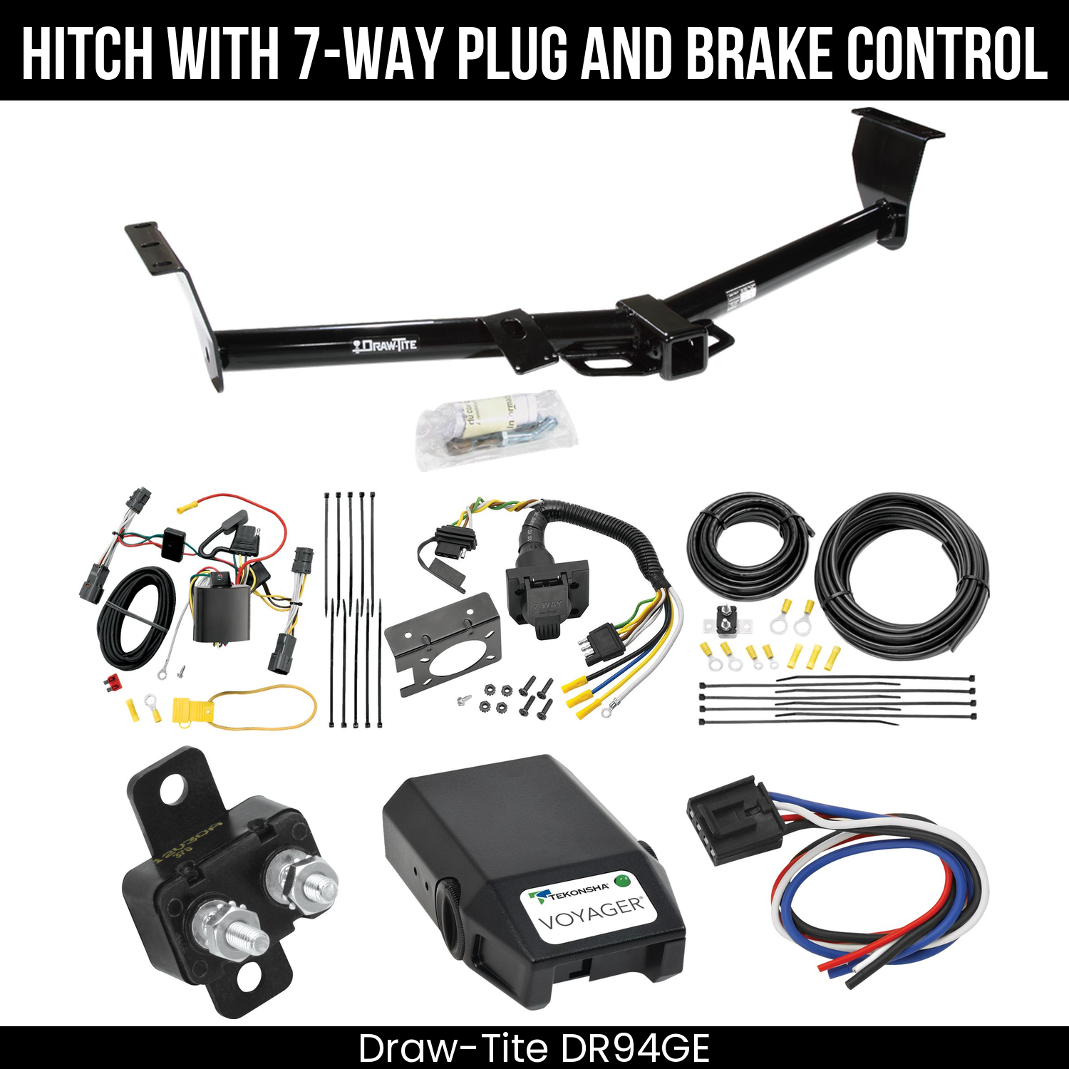 Trailer Hitch , 7-Way , Tekonsha Voyager Brake Control