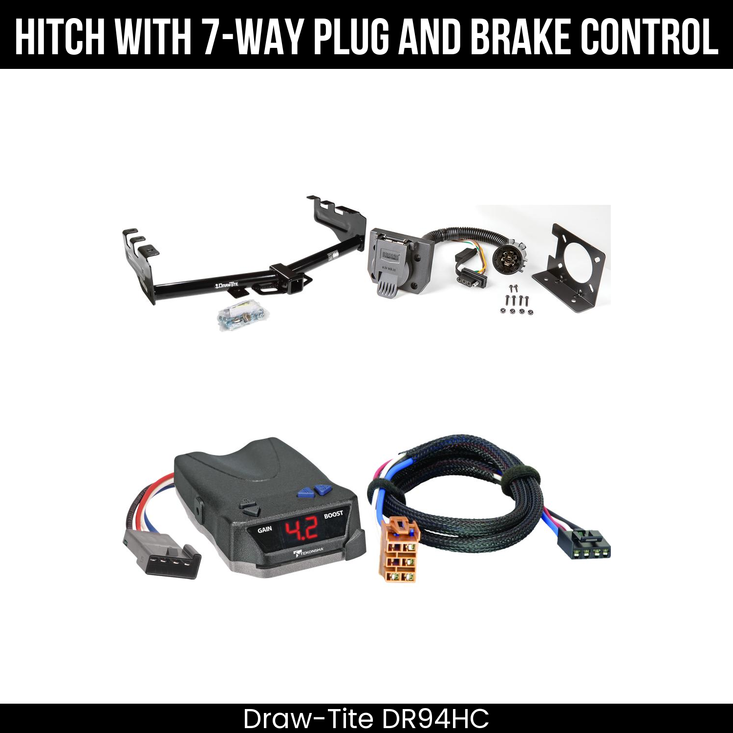 Trailer Hitch , 7-Way , Tekonsha Brake EVN Control