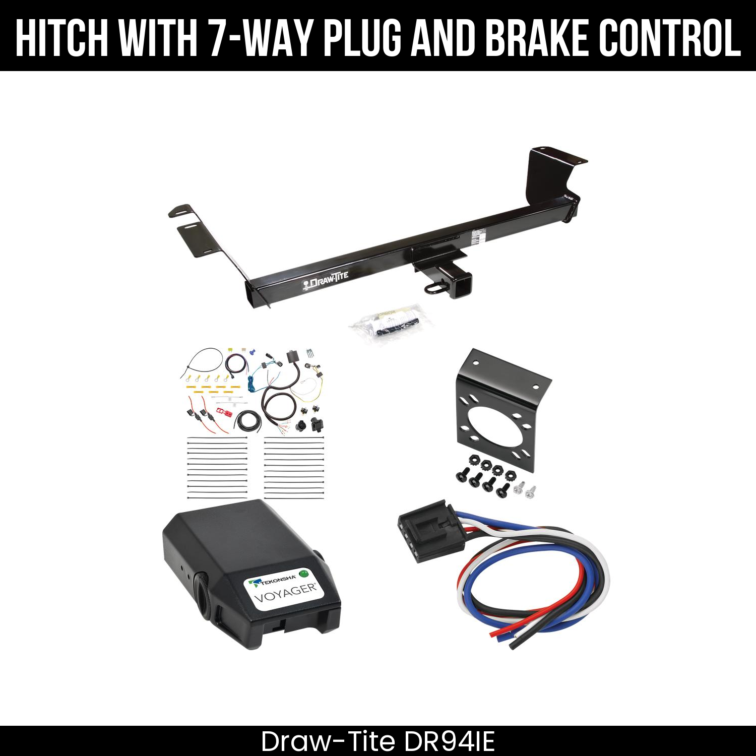 Trailer Hitch , 7-Way , Tekonsha Voyager Brake Control