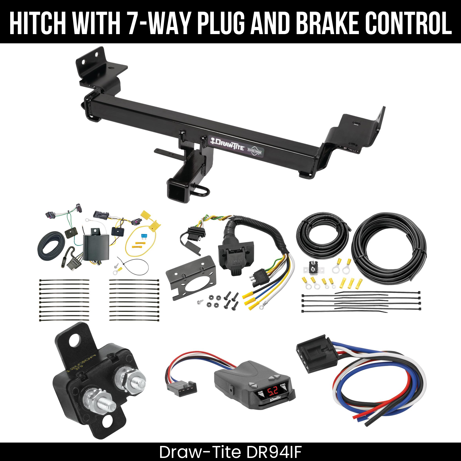 Trailer Hitch , 7-Way , Draw-Tite Activator IV Brake Control