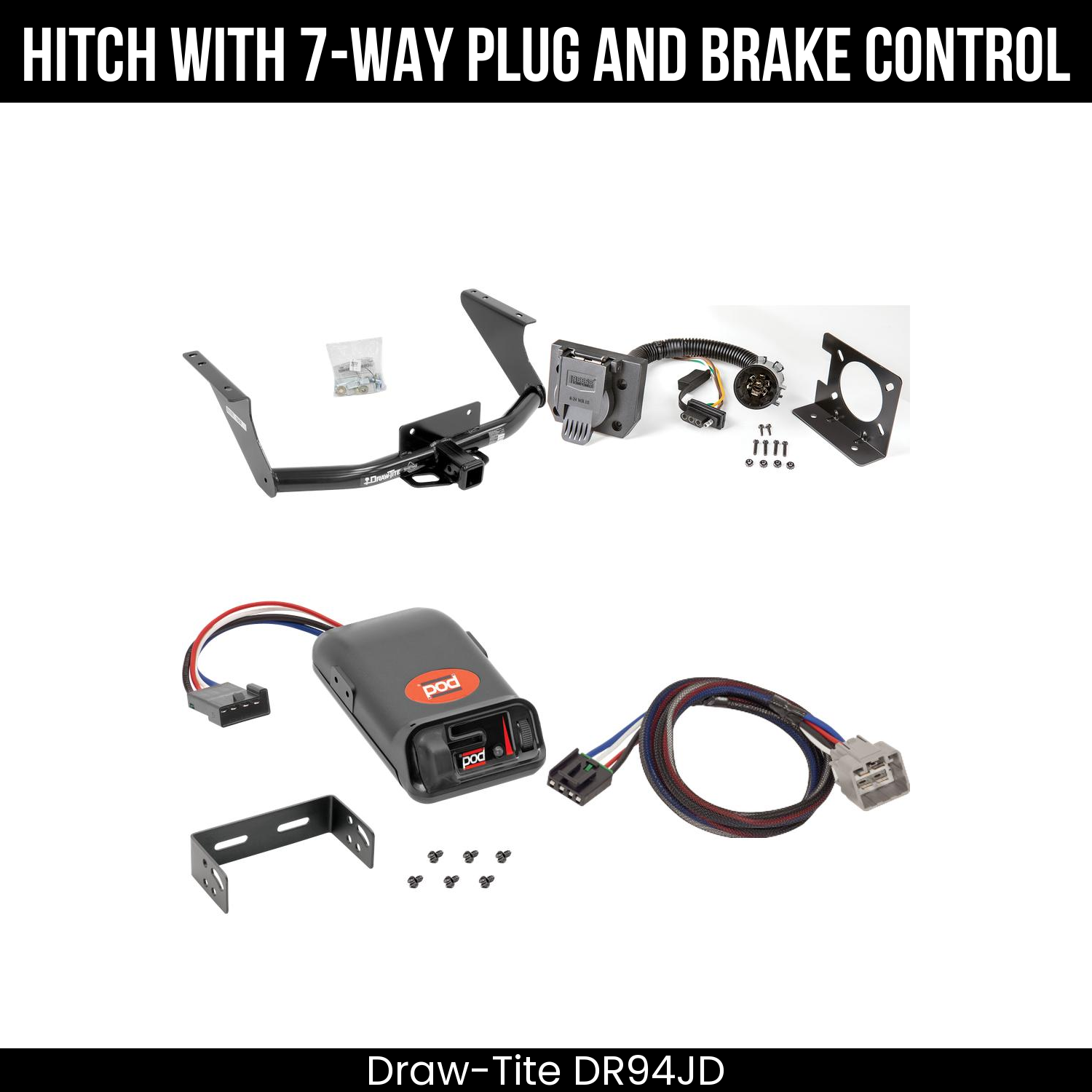 Trailer Hitch , 7-Way , Pro Series POD Brake Control