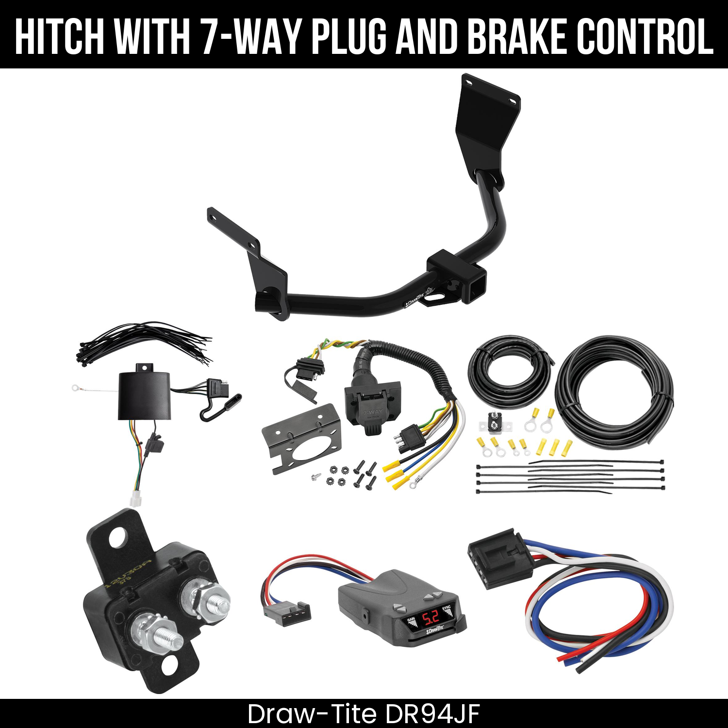 Trailer Hitch , 7-Way , Draw-Tite Activator IV Brake Control
