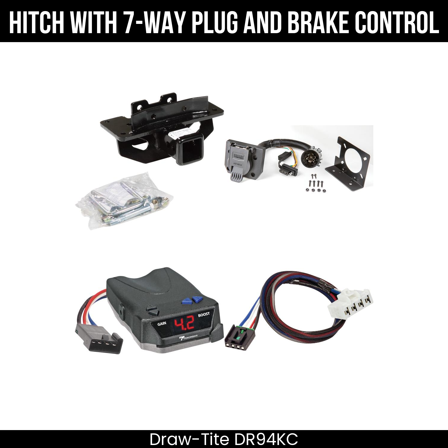 Trailer Hitch , 7-Way , Tekonsha Brake EVN Control