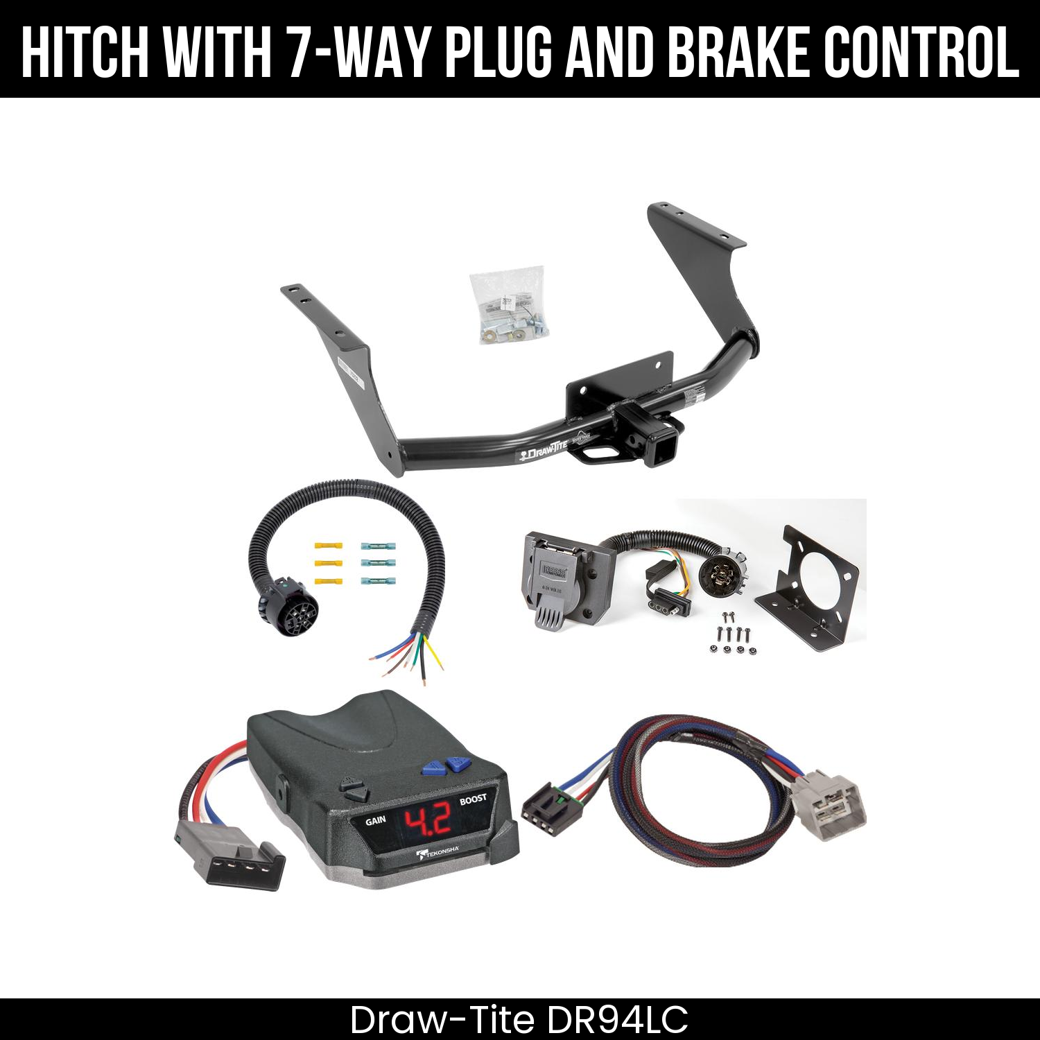 Trailer Hitch , 7-Way , Tekonsha Brake EVN Control