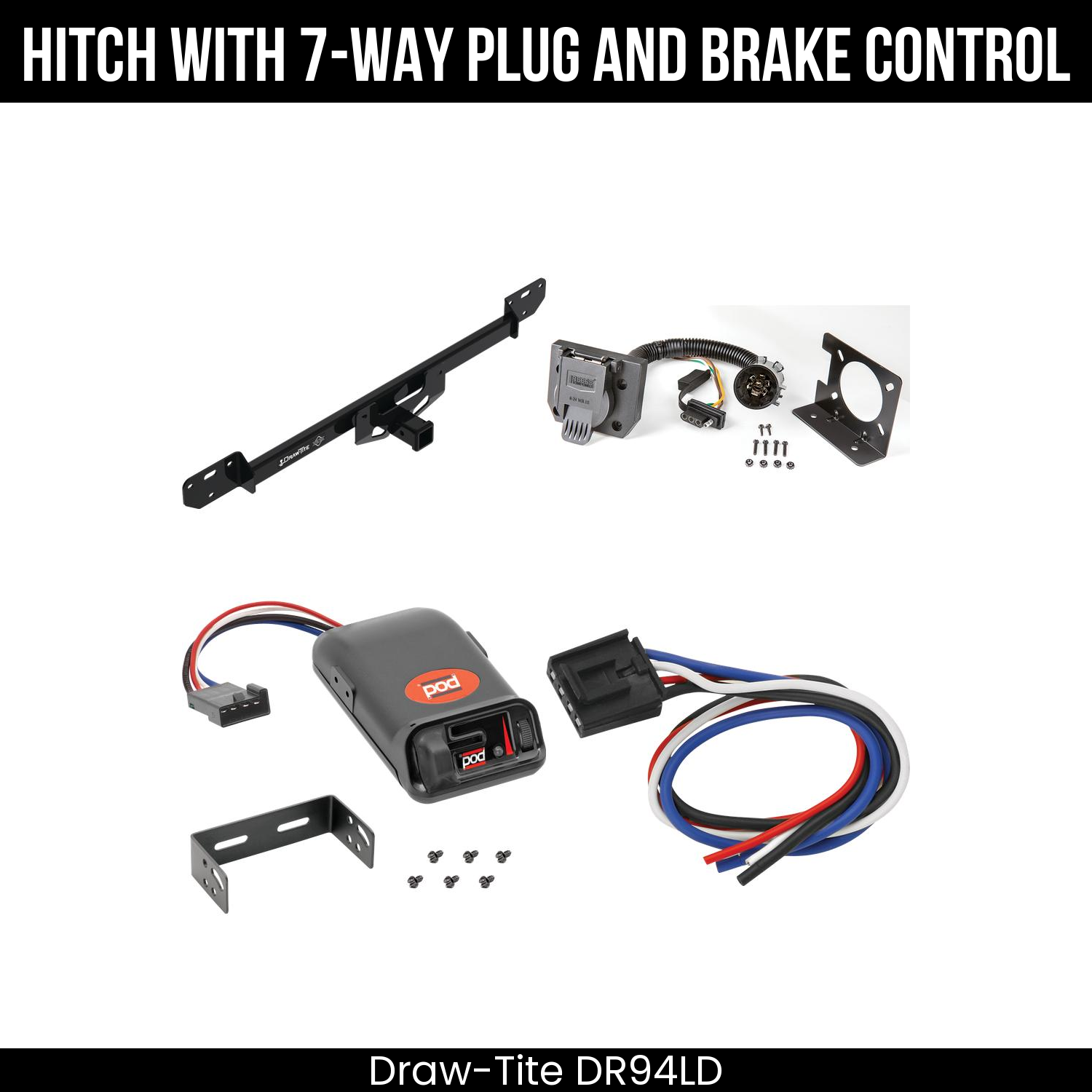 Trailer Hitch , 7-Way , Pro Series POD Brake Control