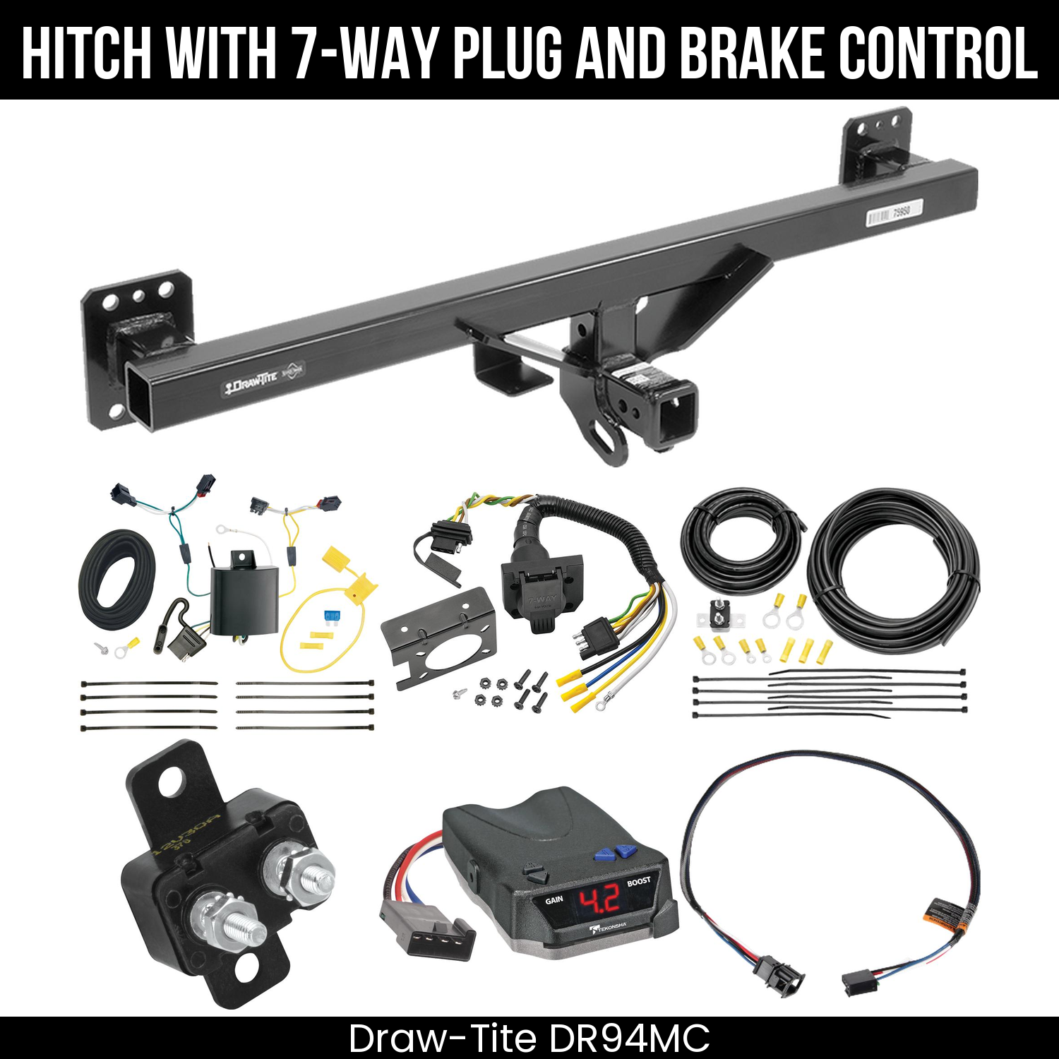 Trailer Hitch , 7-Way , Tekonsha Brake EVN Control