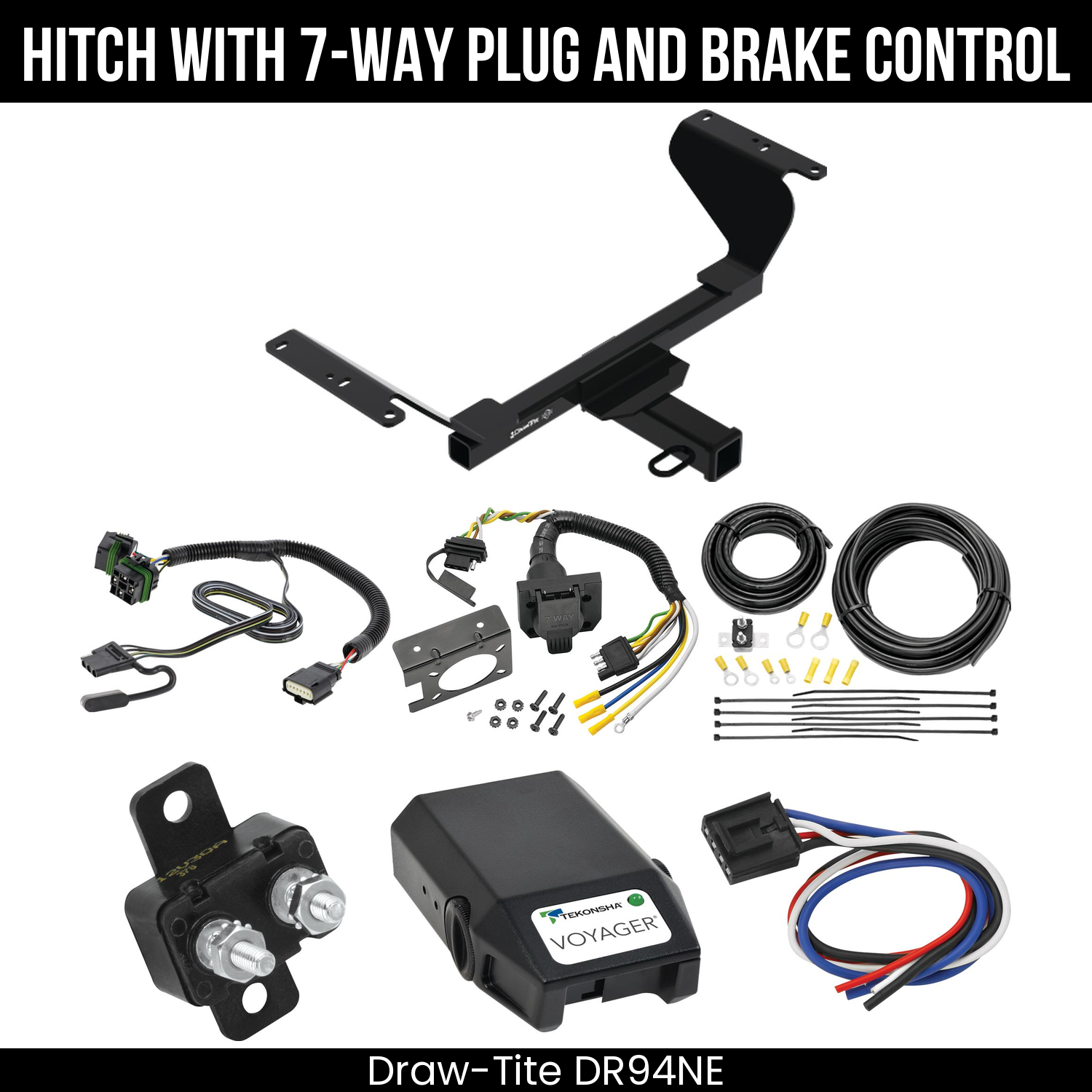 Trailer Hitch , 7-Way , Tekonsha Voyager Brake Control