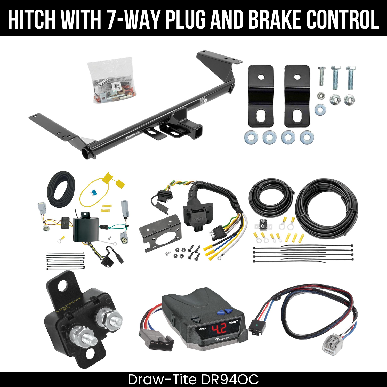 Trailer Hitch , 7-Way , Tekonsha Brake EVN Control