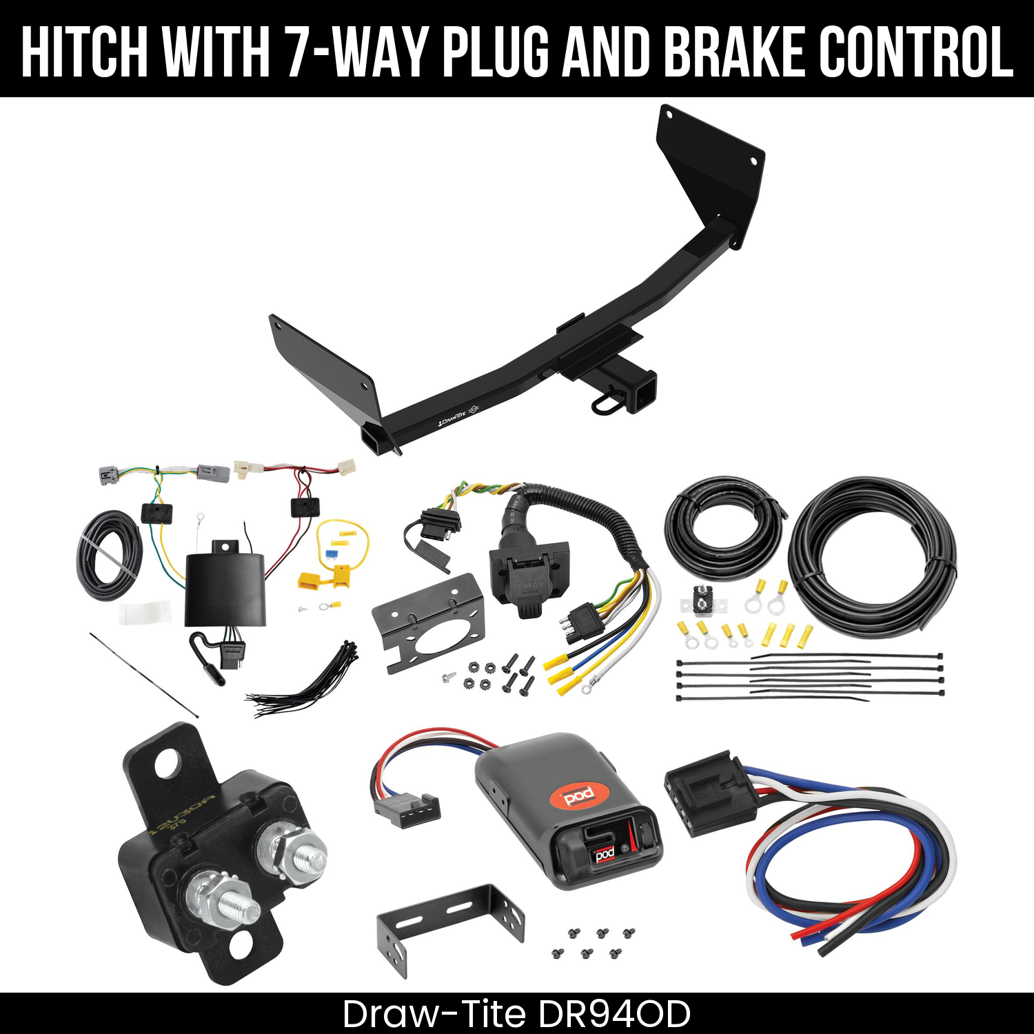 Trailer Hitch , 7-Way , Pro Series POD Brake Control