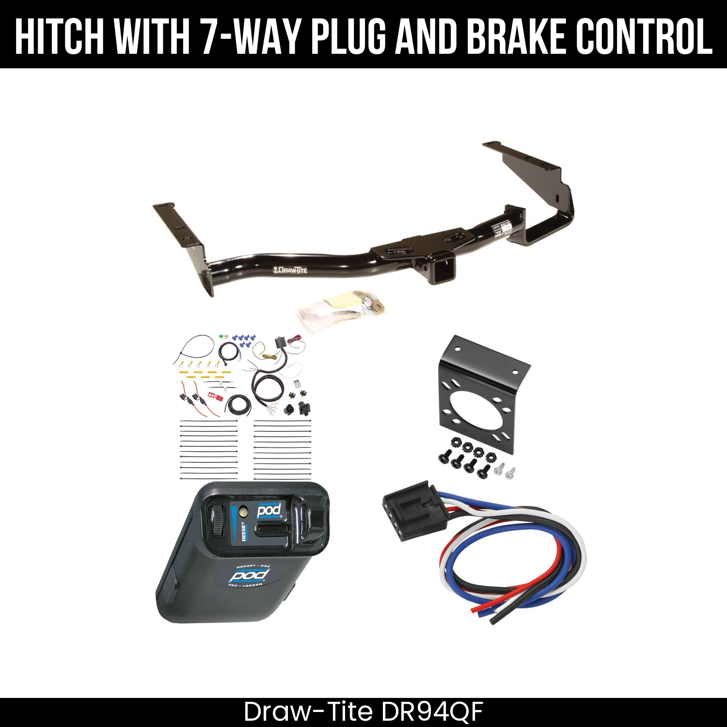 Trailer Hitch , 7-Way , Reese POD Brake Control