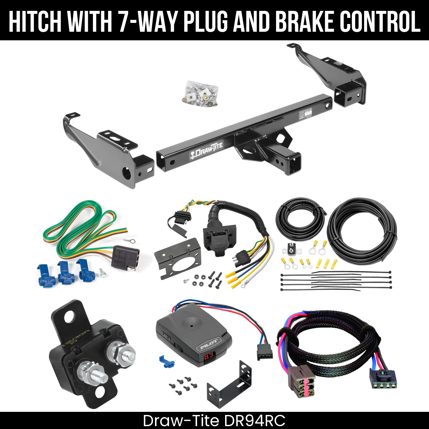 Trailer Hitch , 7-Way , Pro Series Pilot Brake Control