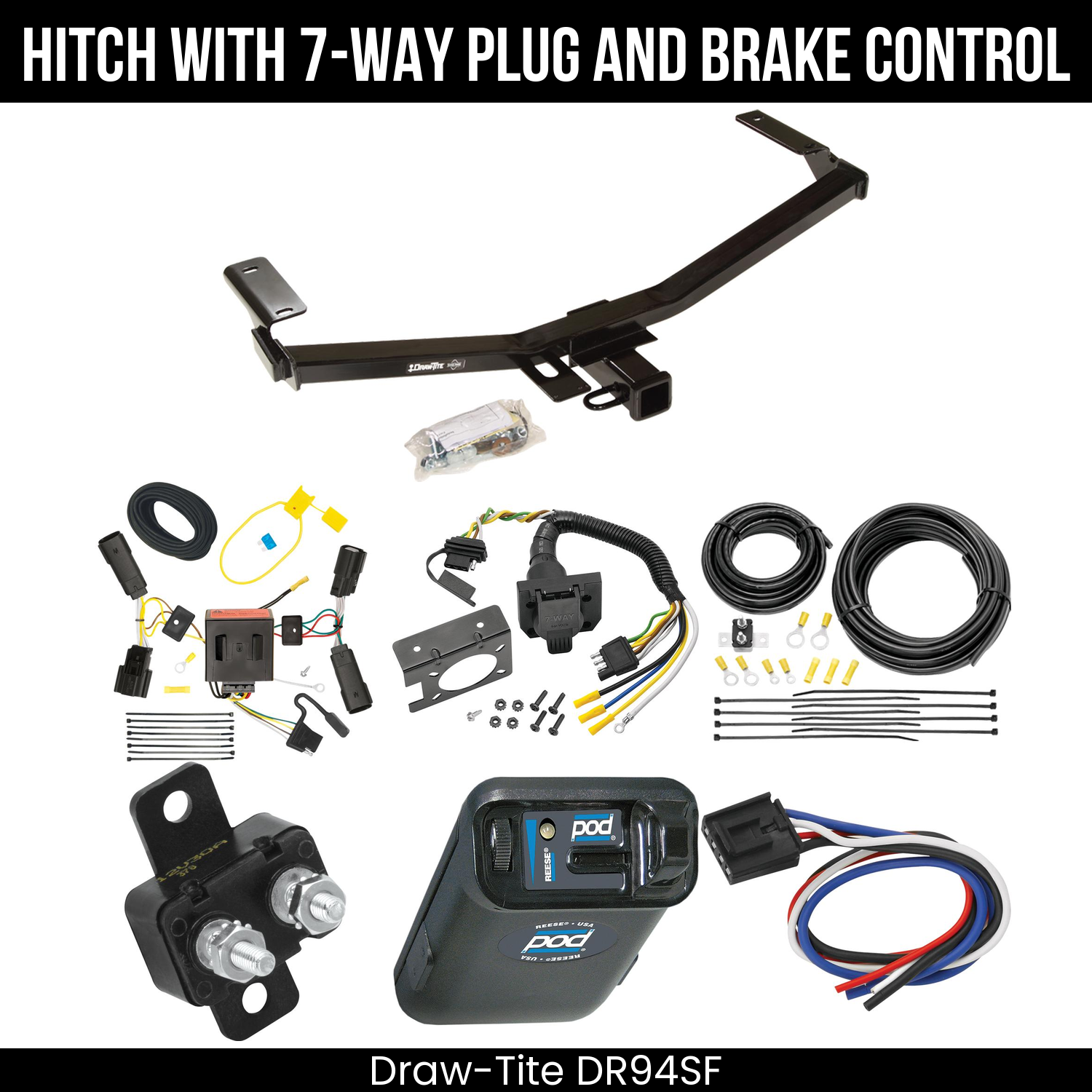 Trailer Hitch , 7-Way , Reese POD Brake Control