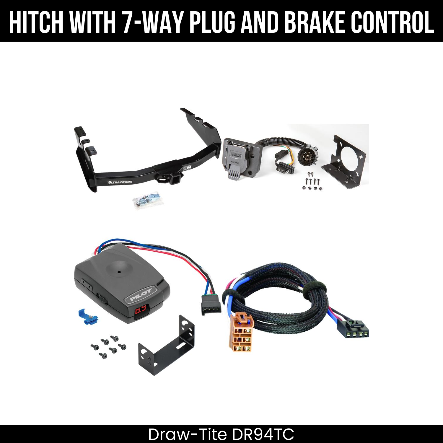 Trailer Hitch , 7-Way , Pro Series Pilot Brake Control