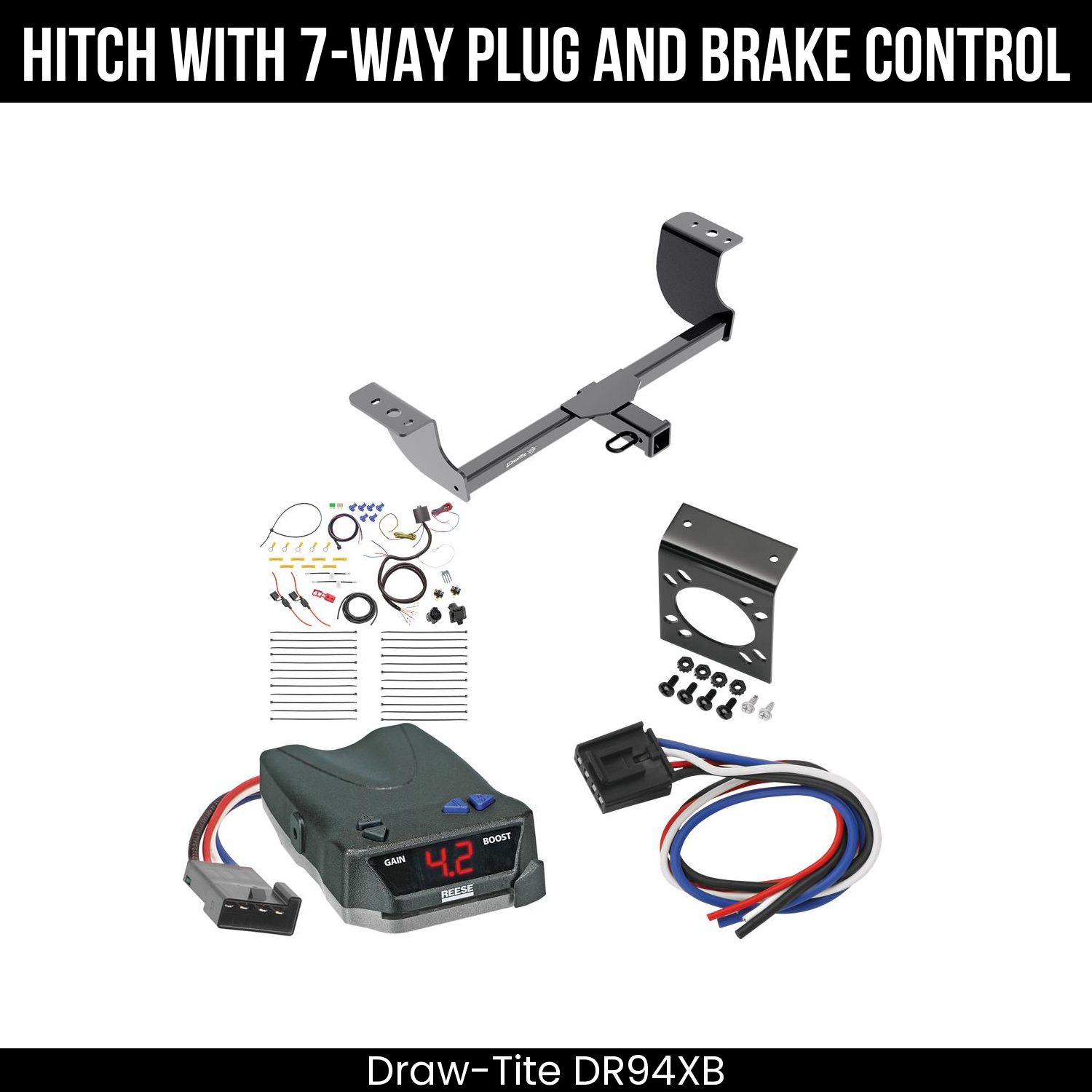 Trailer Hitch , 7-Way , Reese Brake EVN Control