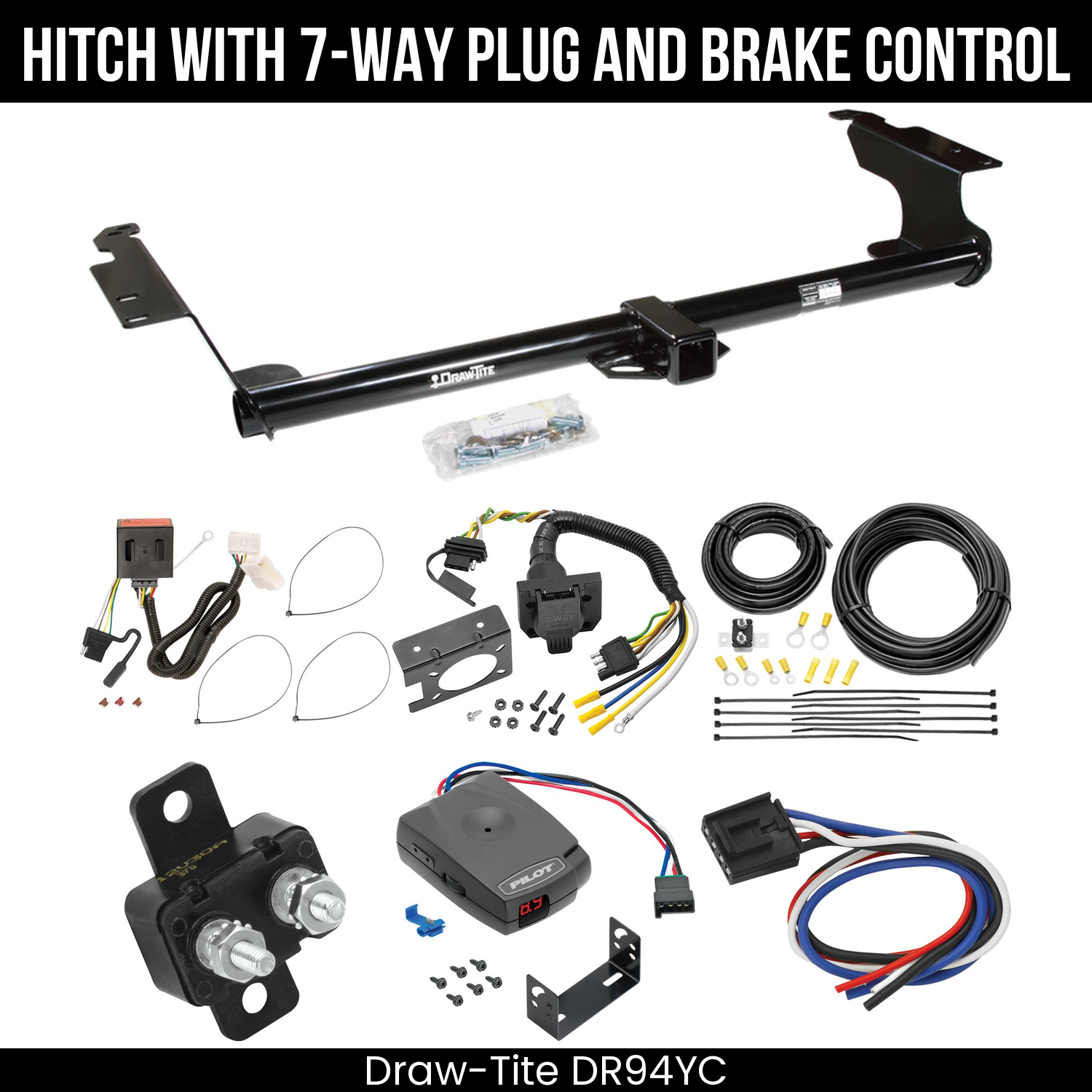 Trailer Hitch , 7-Way , Pro Series Pilot Brake Control