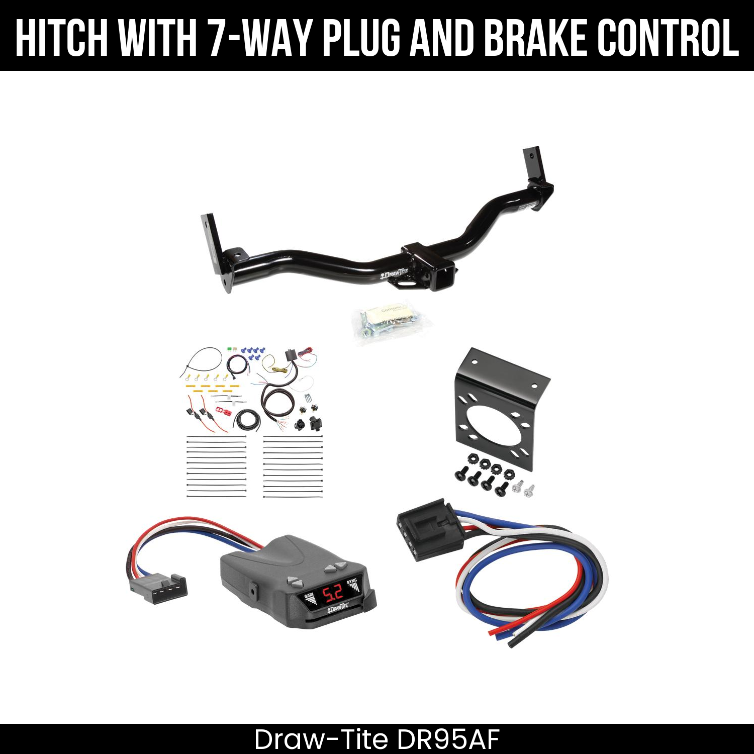 Trailer Hitch , 7-Way , Draw-Tite Activator IV Brake Control