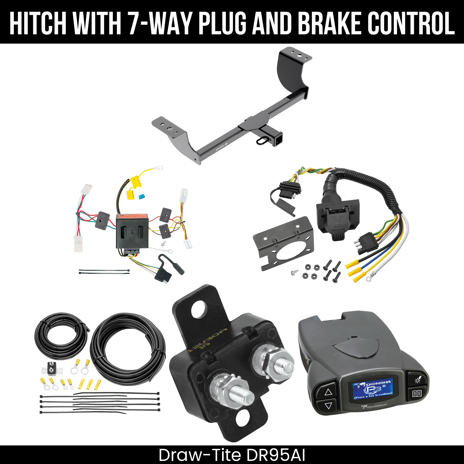 Trailer Hitch , 7-Way , Tekonsha Prodigy P3 Brake Control