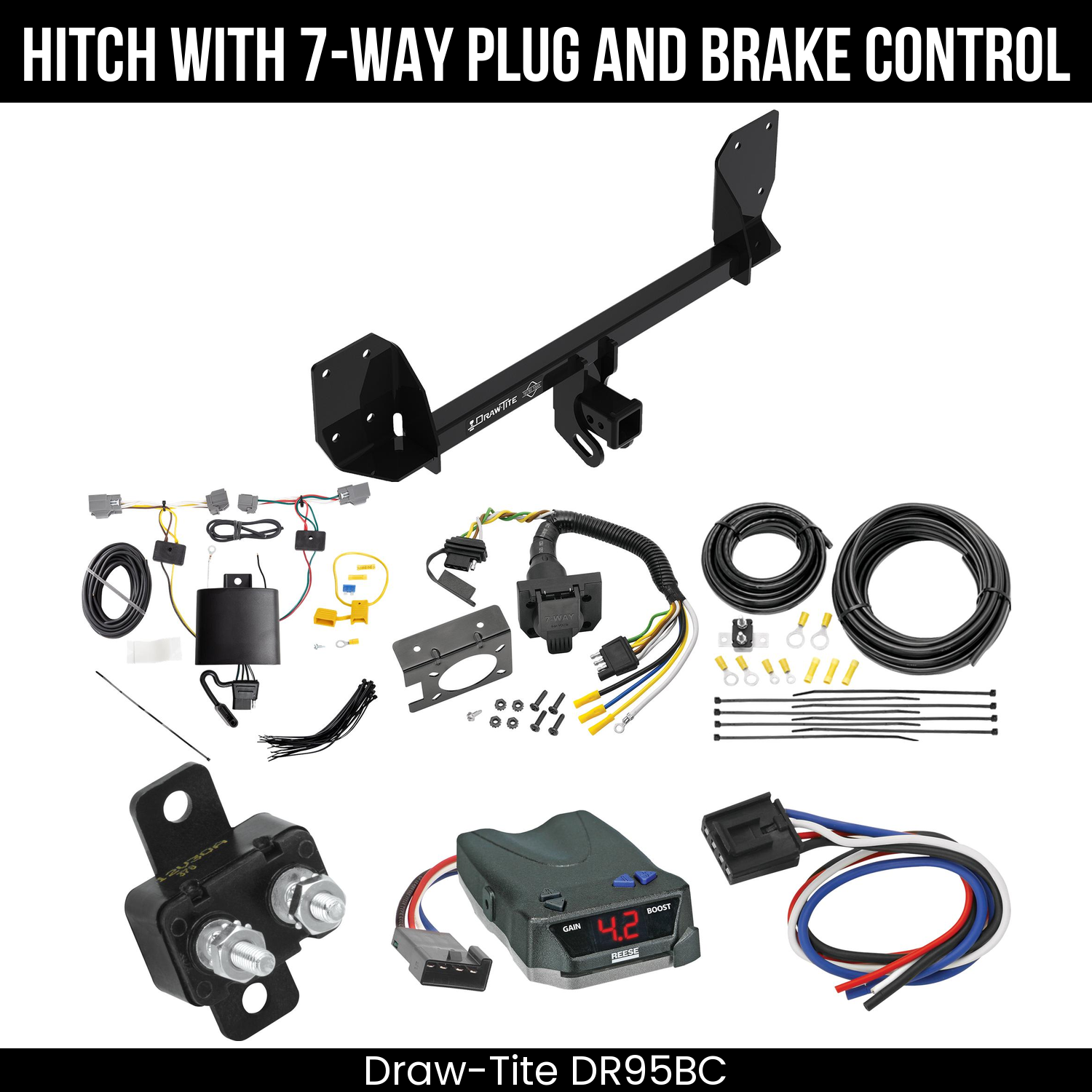 Trailer Hitch , 7-Way , Reese Brake EVN Control