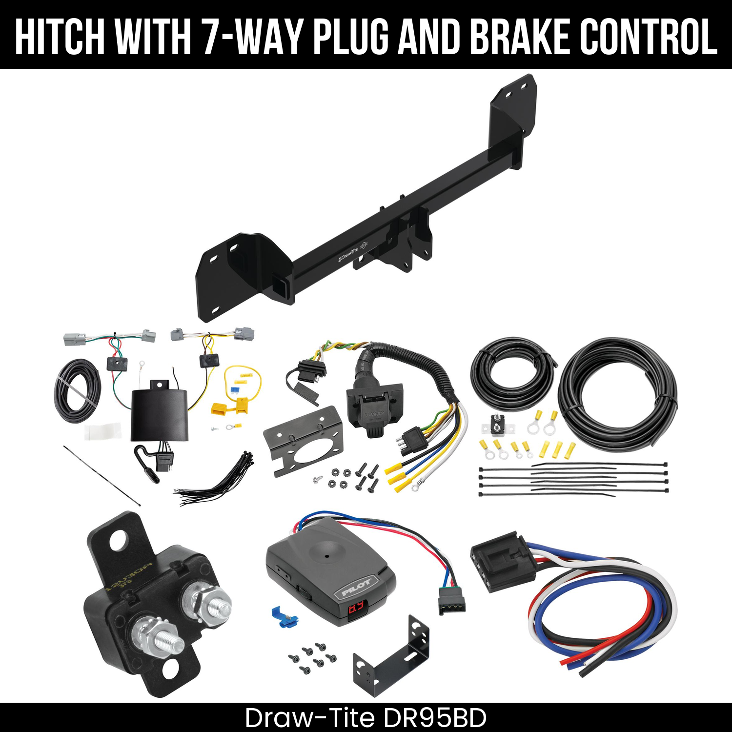 Trailer Hitch , 7-Way , Pro Series Pilot Brake Control