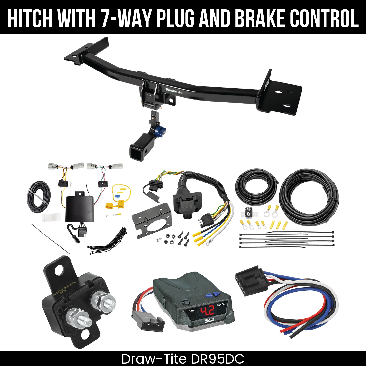 Trailer Hitch , 7-Way , Reese Brake EVN Control