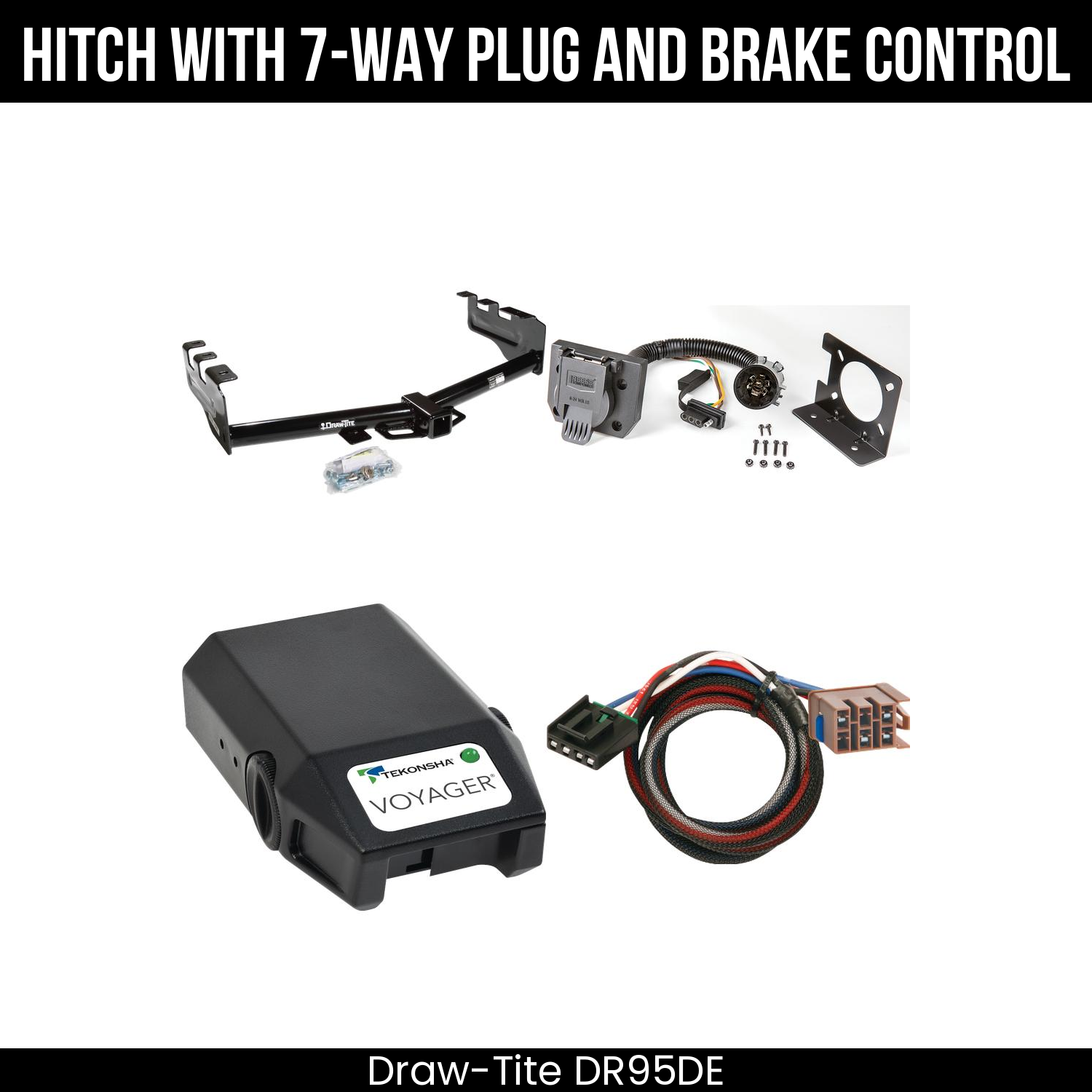Trailer Hitch , 7-Way , Tekonsha Voyager Brake Control