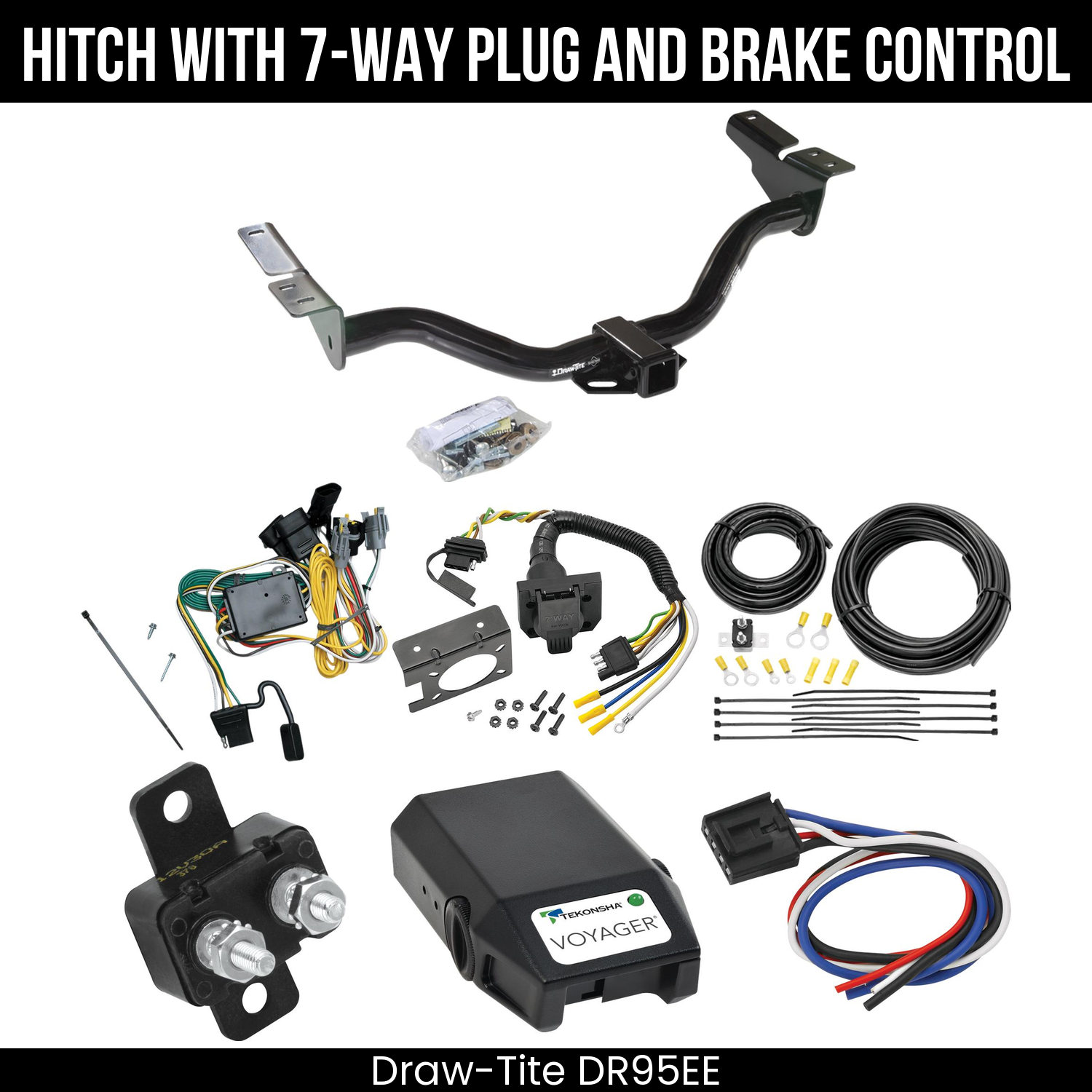 Trailer Hitch , 7-Way , Tekonsha Voyager Brake Control