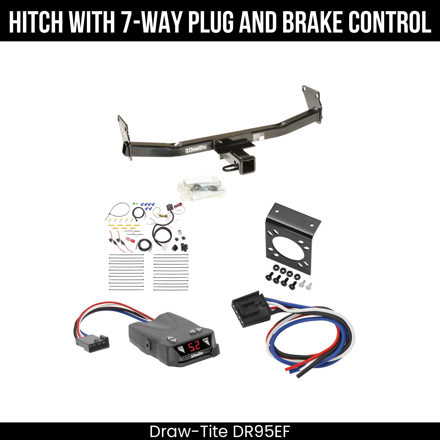 Trailer Hitch , 7-Way , Draw-Tite Activator IV Brake Control