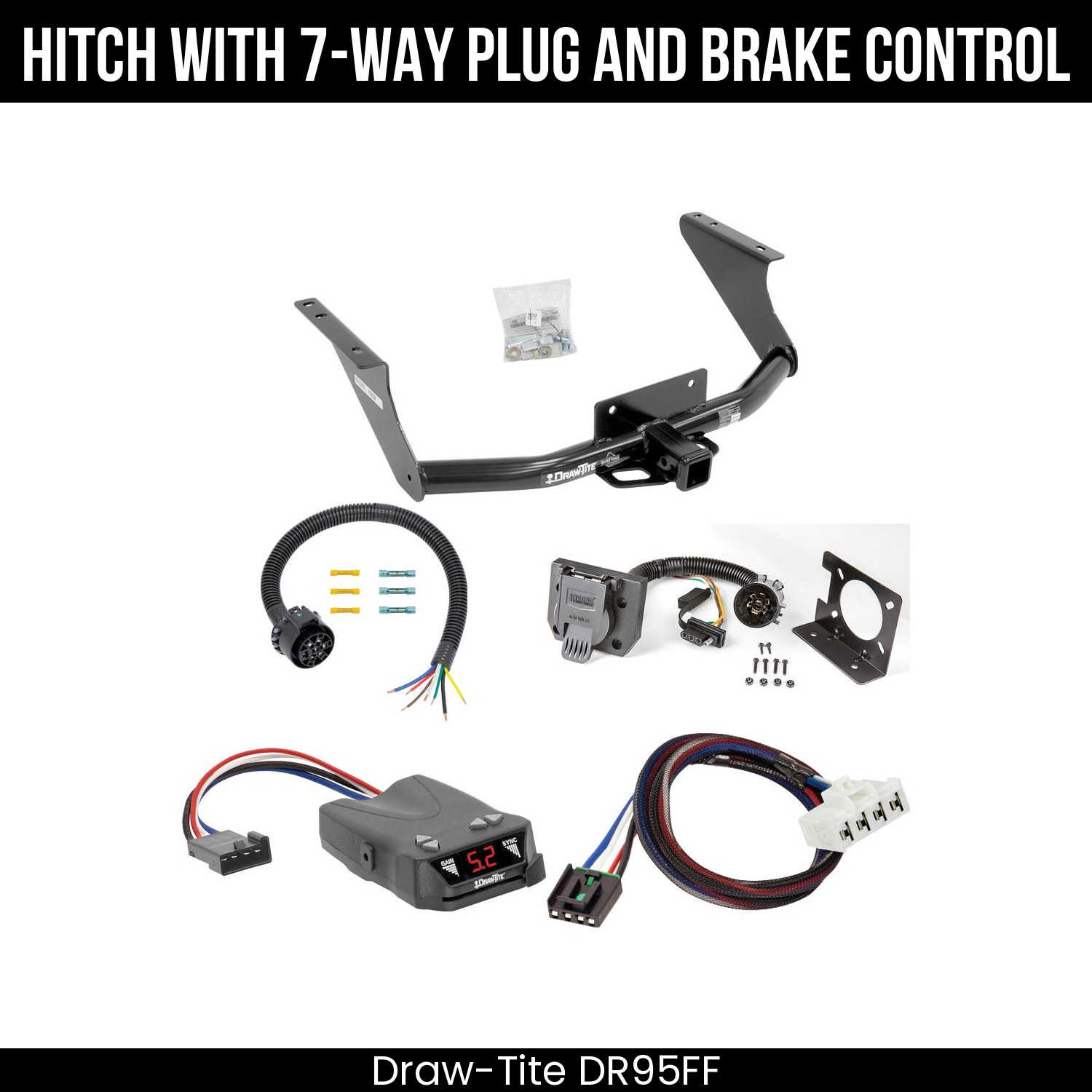 Trailer Hitch , 7-Way , Draw-Tite Activator IV Brake Control