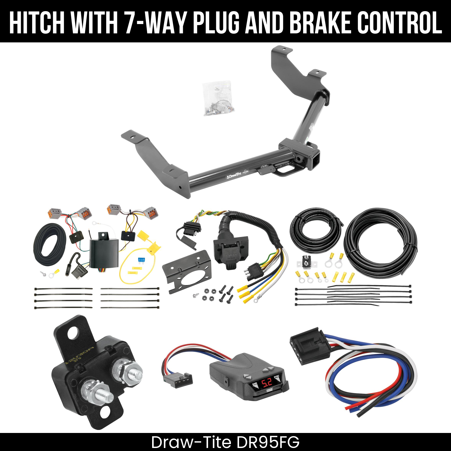 Trailer Hitch , 7-Way , Reese Brakeman IV Brake Control