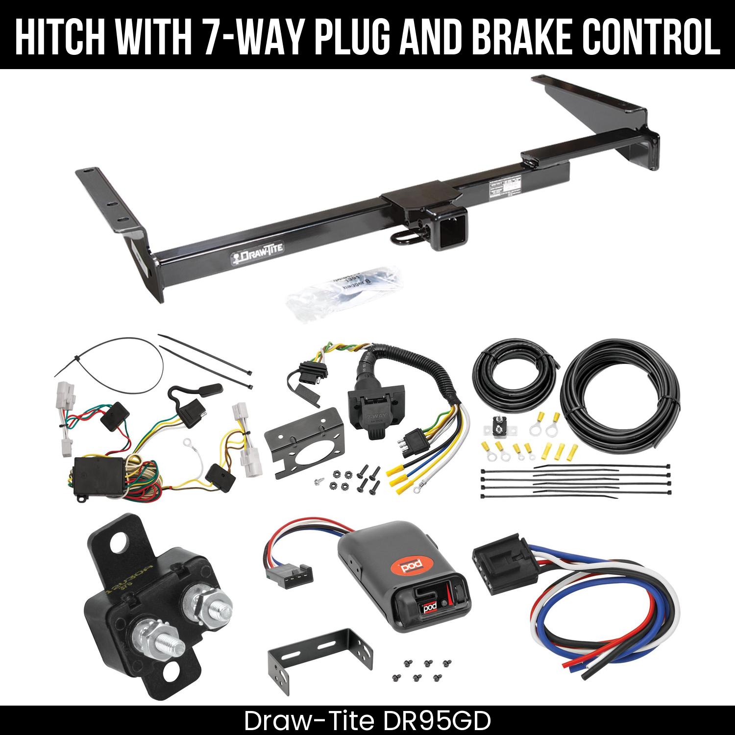 Trailer Hitch , 7-Way , Pro Series POD Brake Control