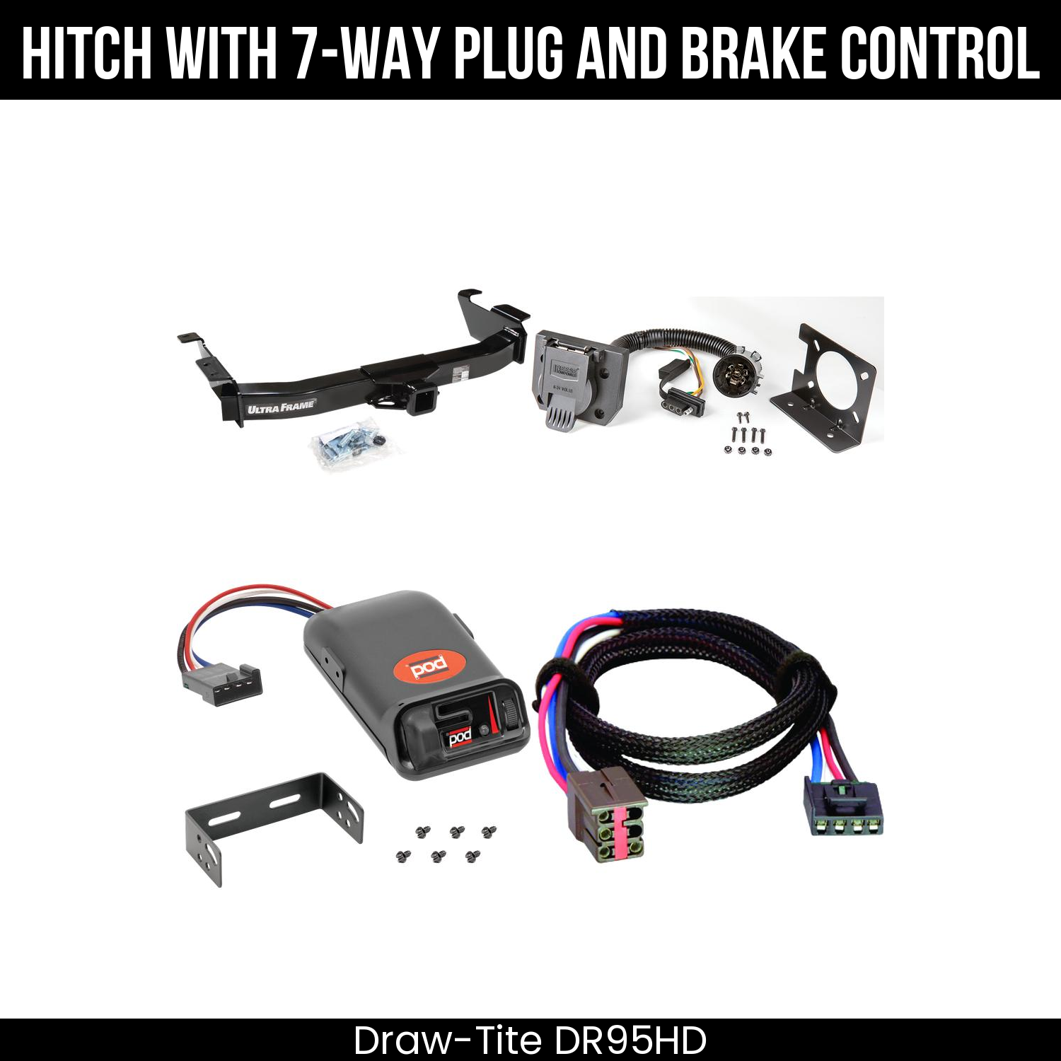 Trailer Hitch , 7-Way , Pro Series POD Brake Control