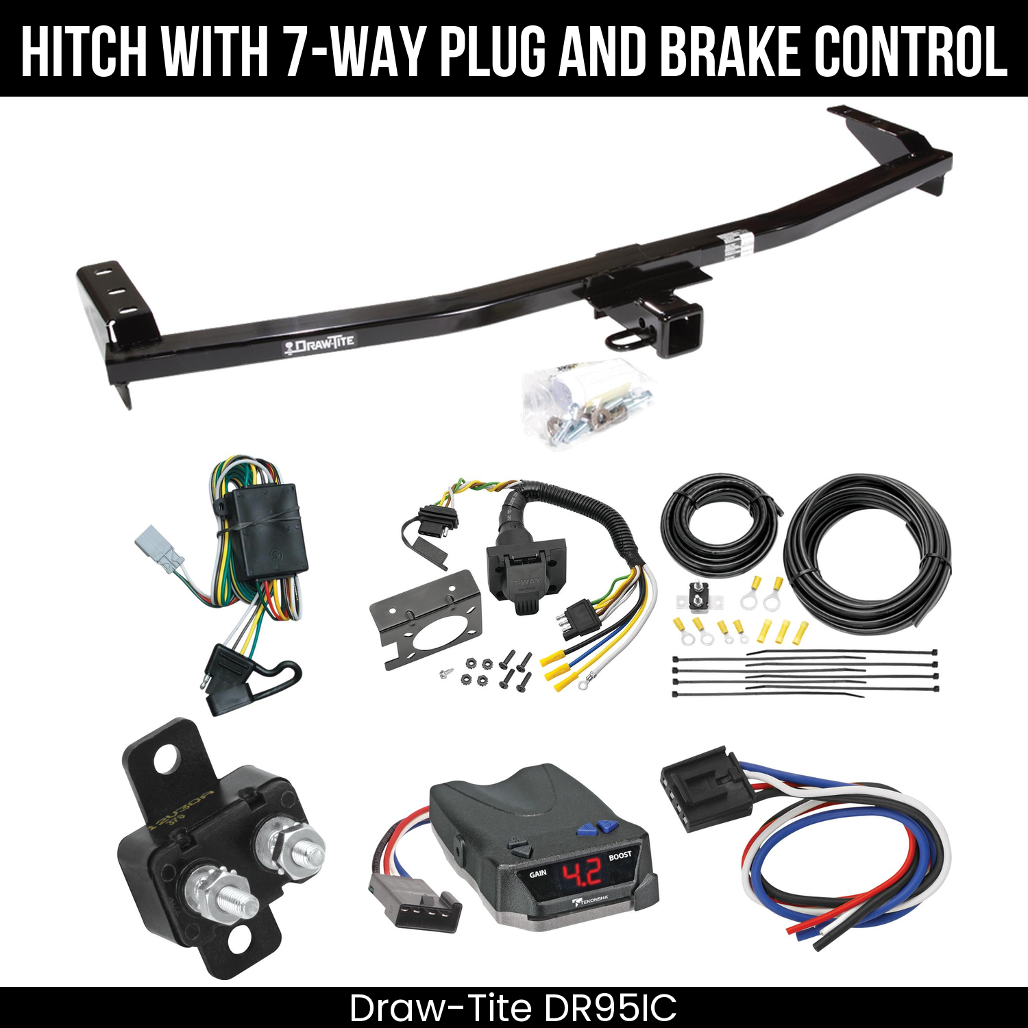 Trailer Hitch , 7-Way , Tekonsha Brake EVN Control