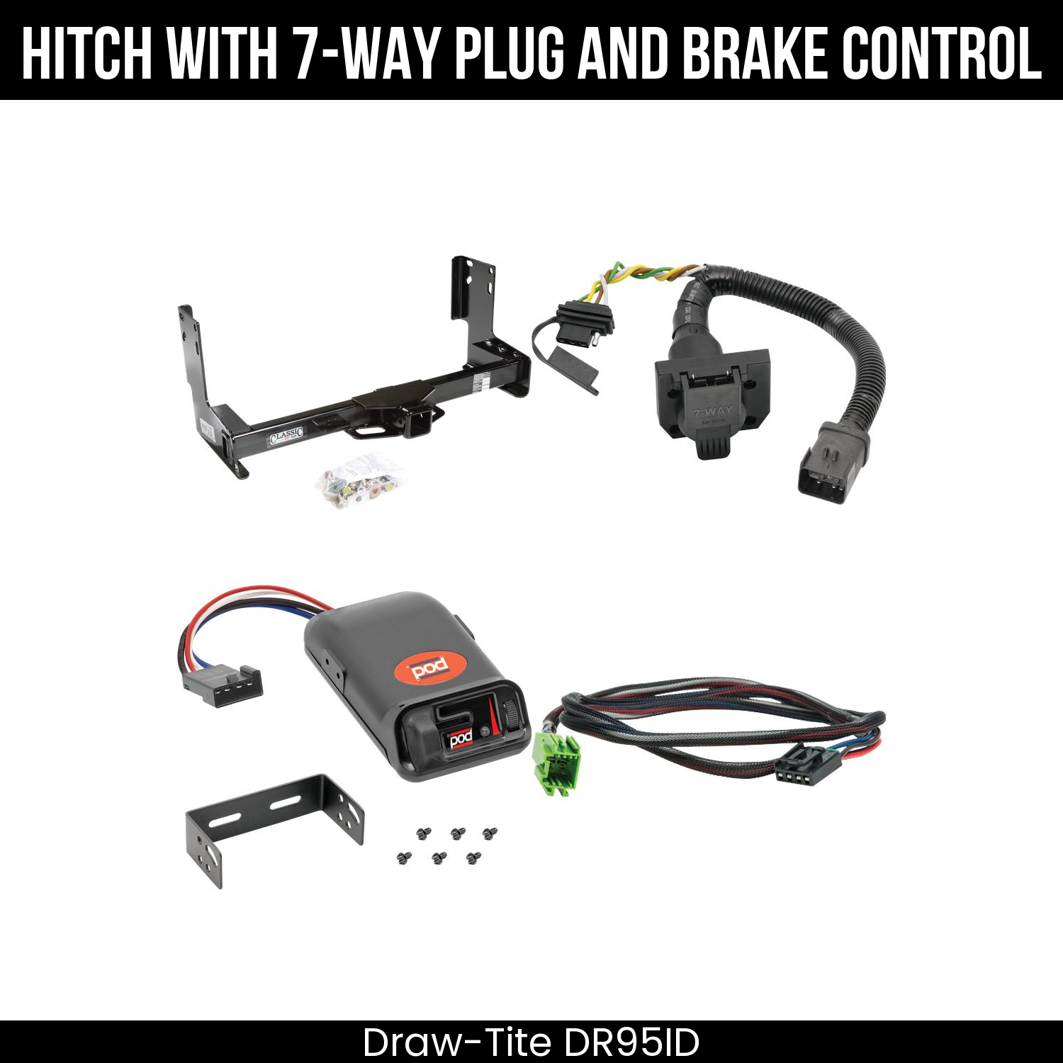 Trailer Hitch , 7-Way , Pro Series POD Brake Control