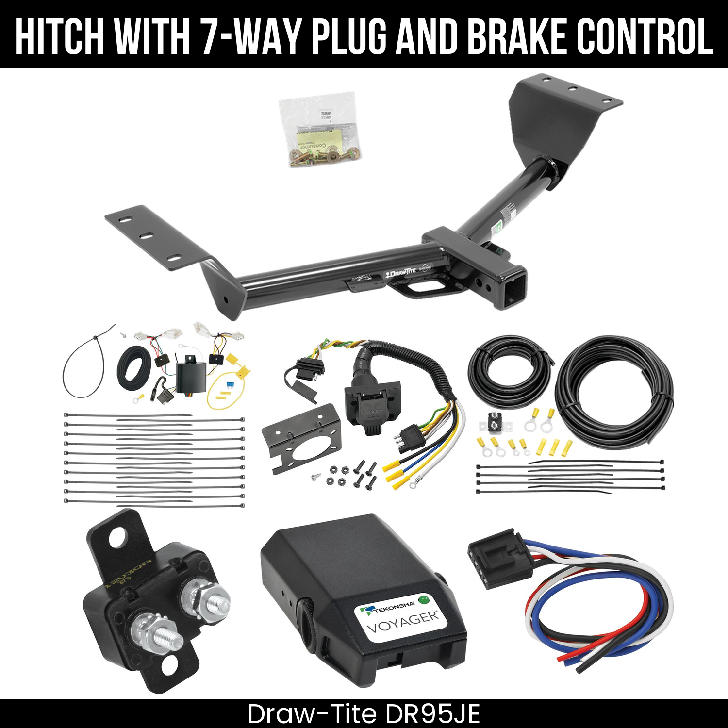 Trailer Hitch , 7-Way , Tekonsha Voyager Brake Control