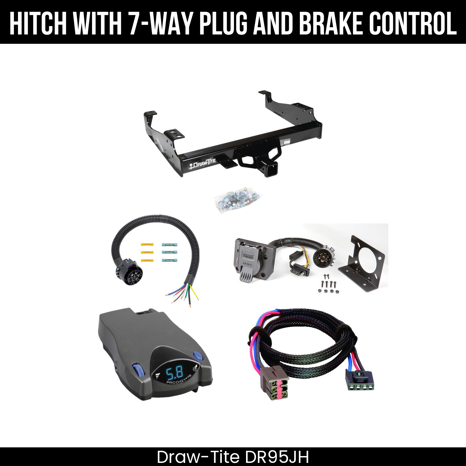 Trailer Hitch , 7-Way , Tekonsha Prodigy P2 Brake Control