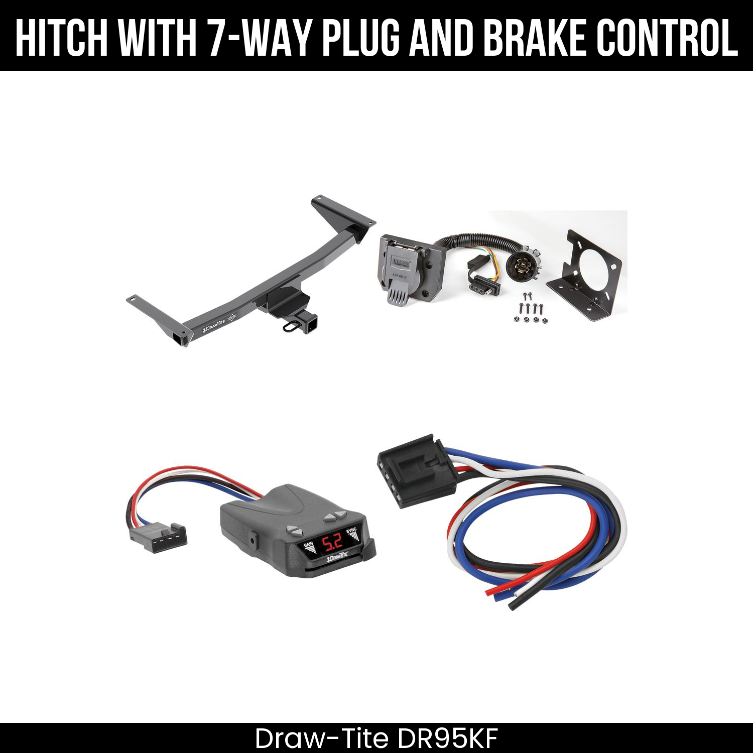 Trailer Hitch , 7-Way , Draw-Tite Activator IV Brake Control