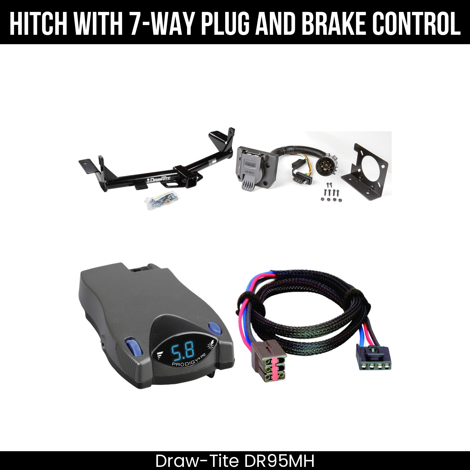 Trailer Hitch , 7-Way , Tekonsha Prodigy P2 Brake Control