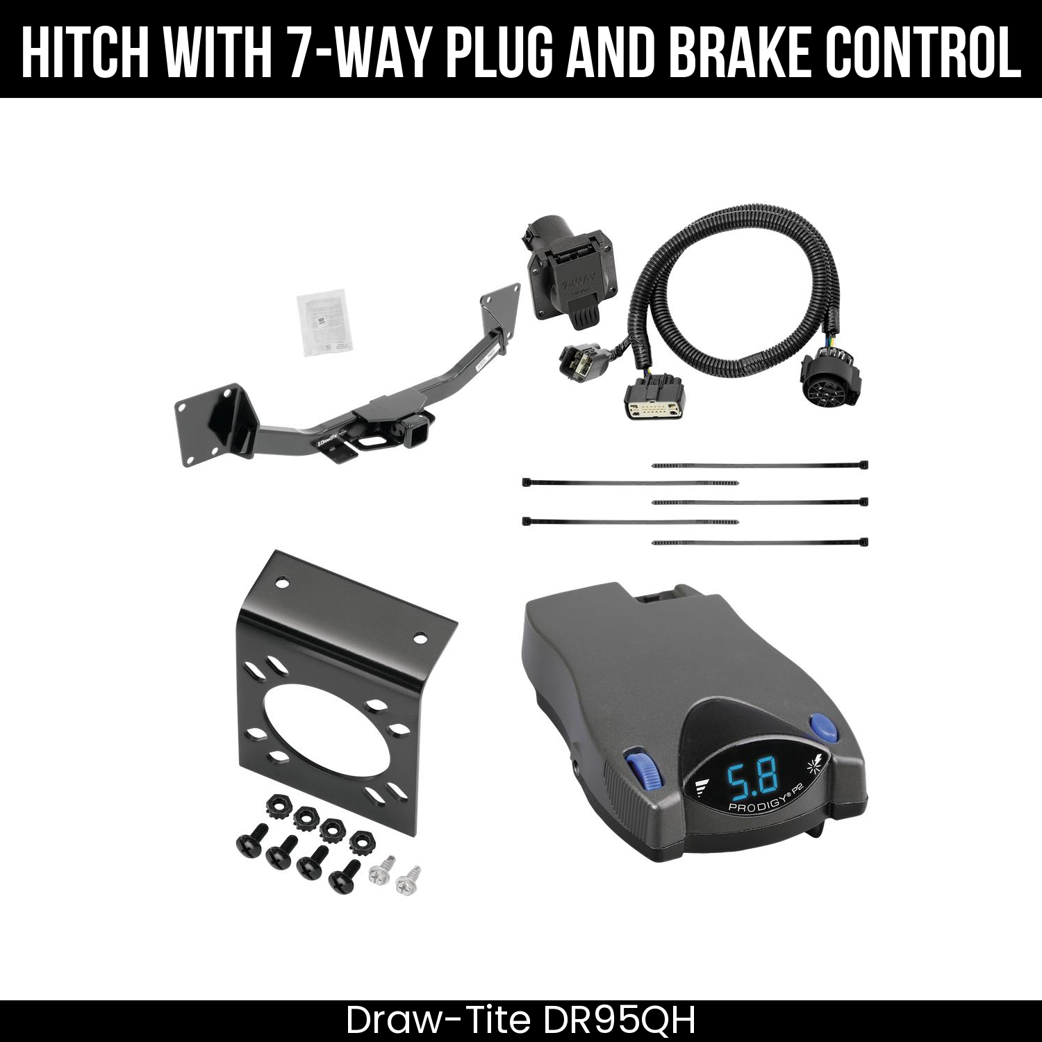 Trailer Hitch , 7-Way , Tekonsha Prodigy P2 Brake Control