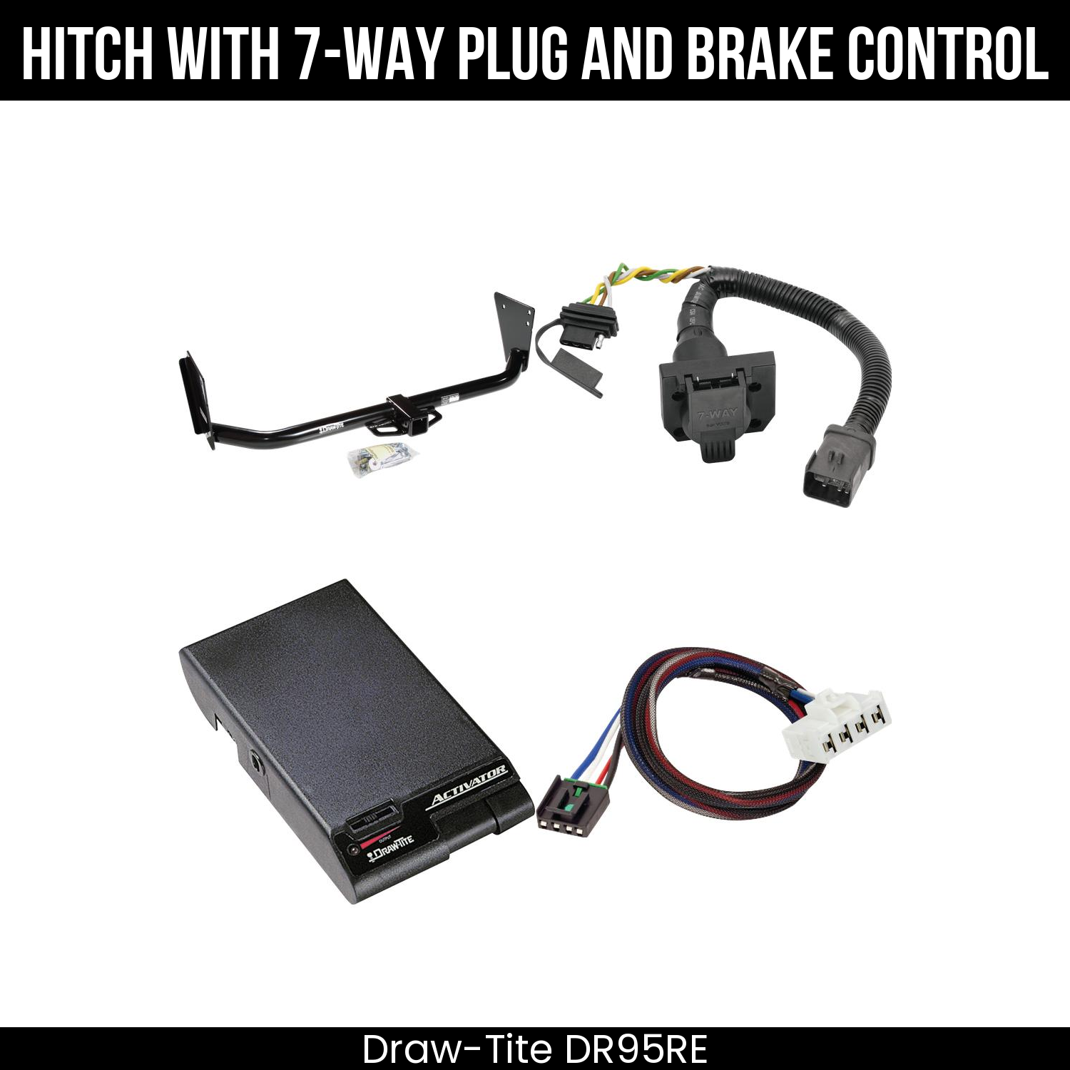 Trailer Hitch , 7-Way , Draw-Tite Activator Brake Control