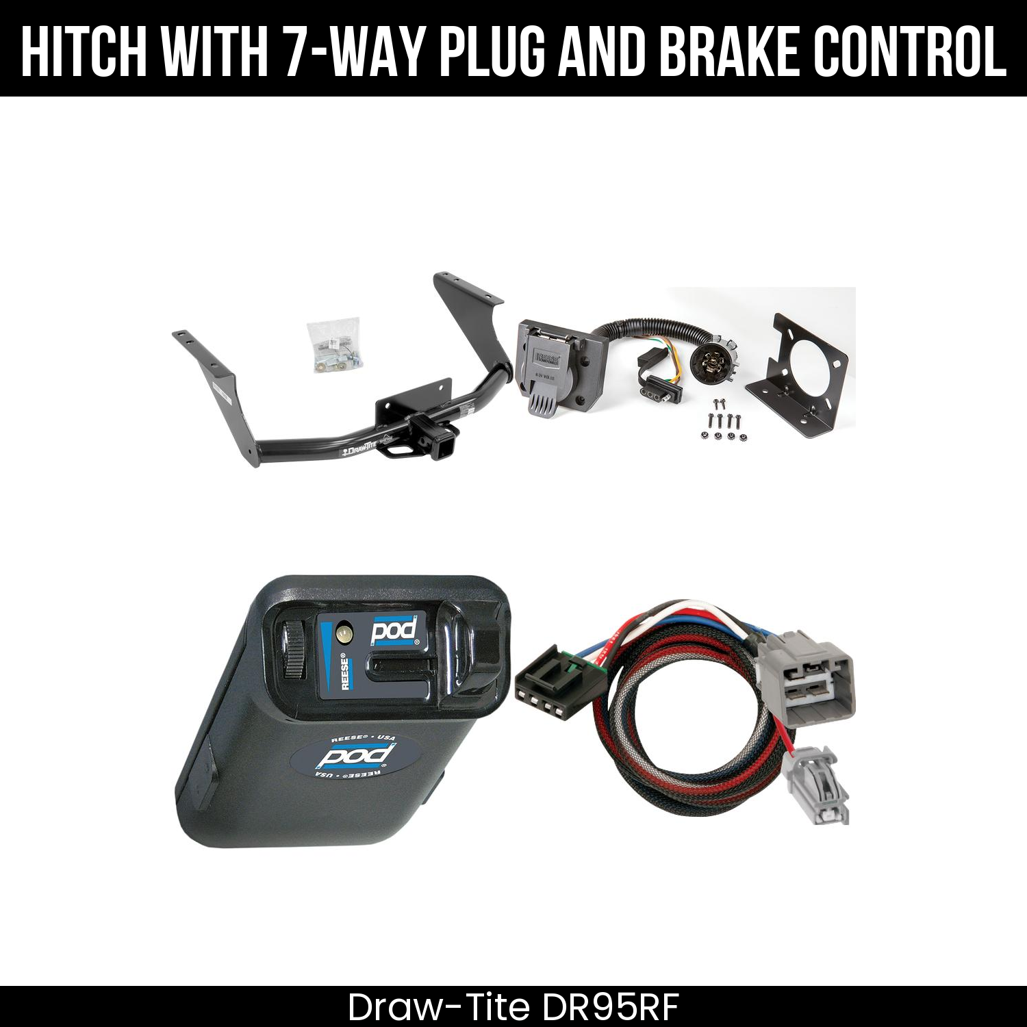 Trailer Hitch , 7-Way , Reese POD Brake Control