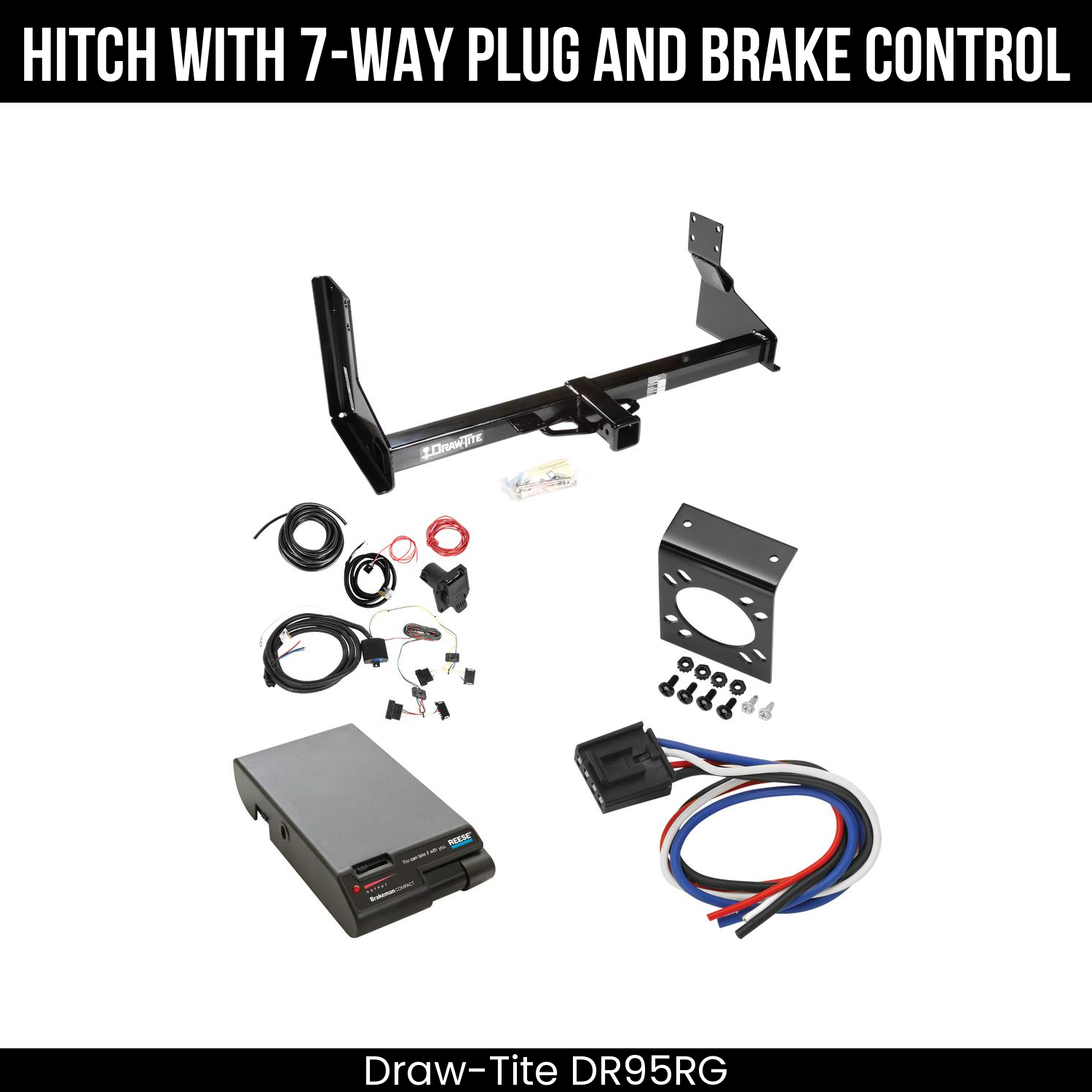 Trailer Hitch , 7-Way , Reese Brakeman Brake Control