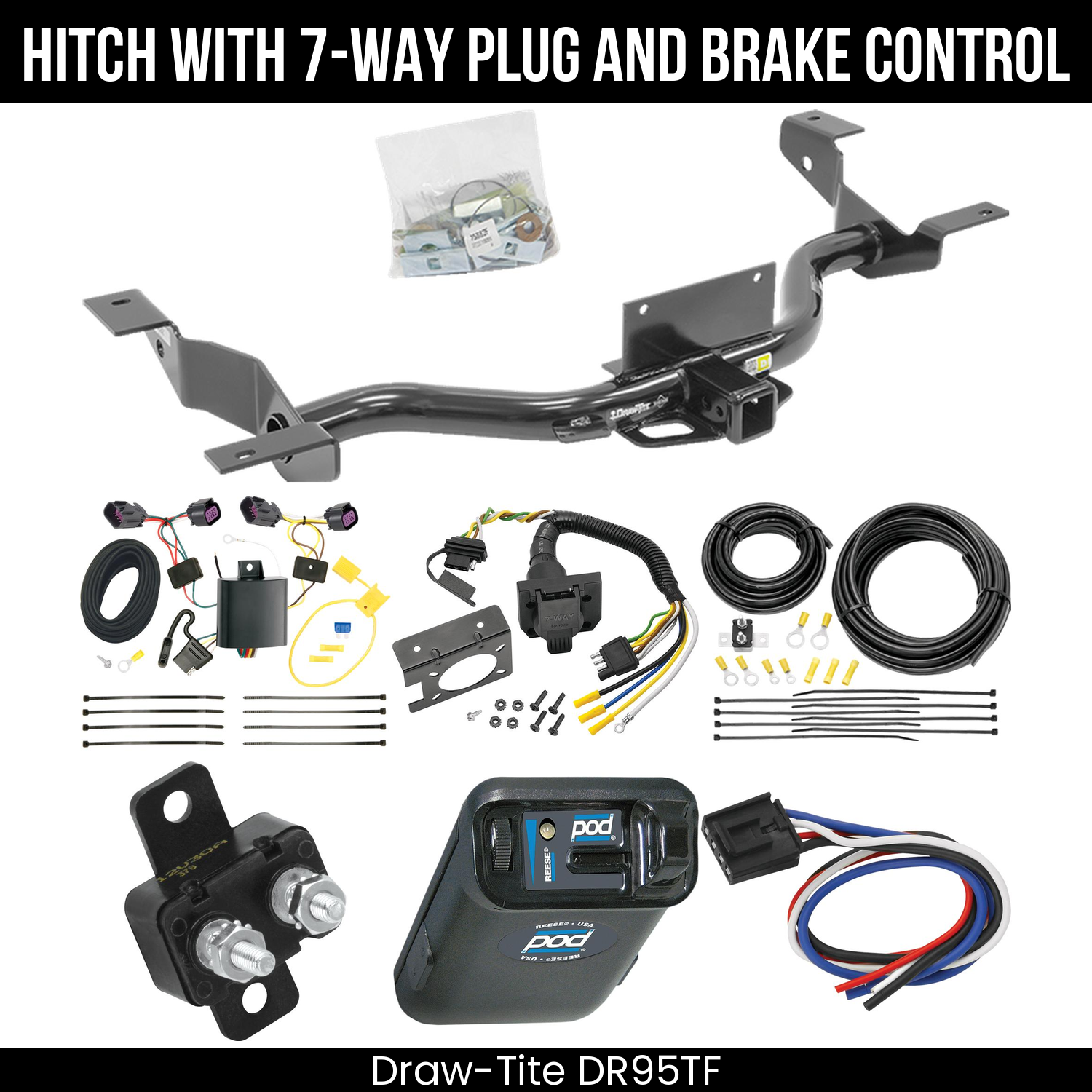 Trailer Hitch , 7-Way , Reese POD Brake Control