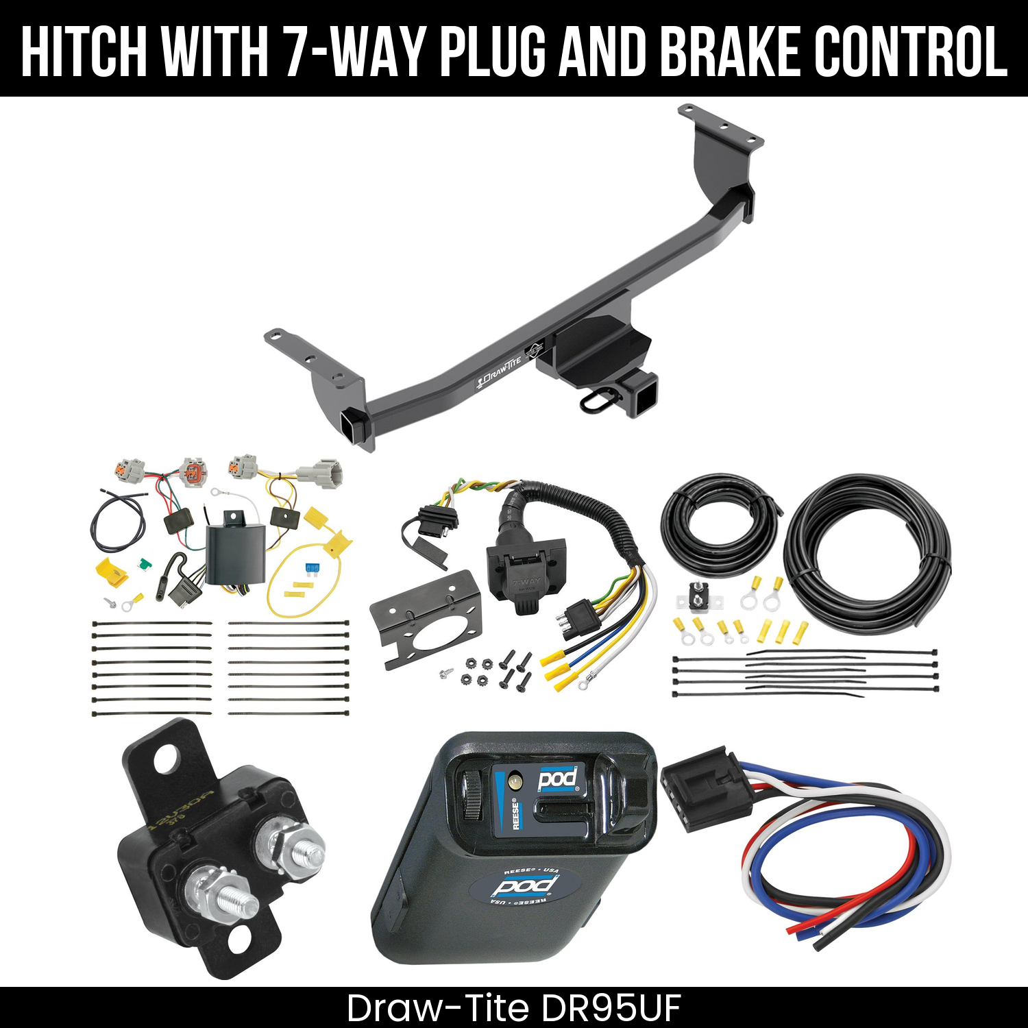 Trailer Hitch , 7-Way , Reese POD Brake Control