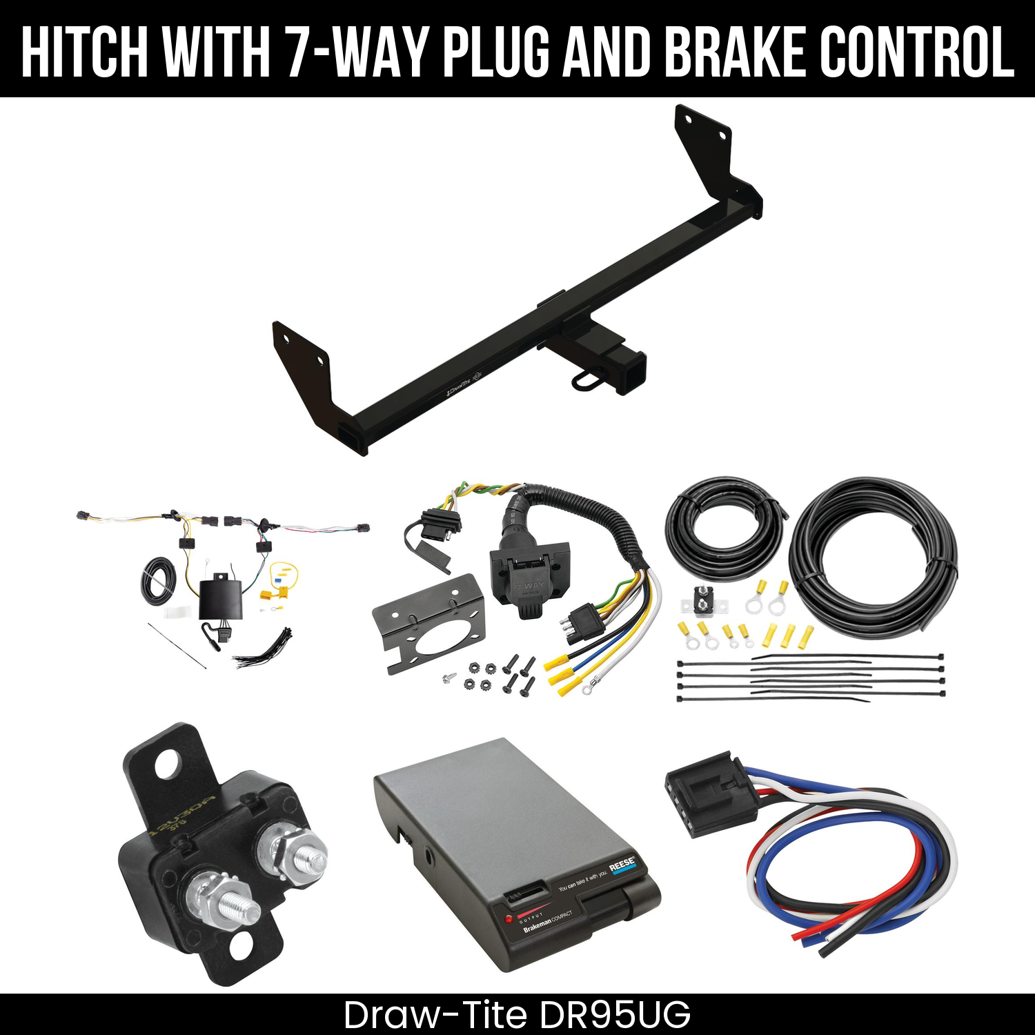 Trailer Hitch , 7-Way , Reese Brakeman Brake Control