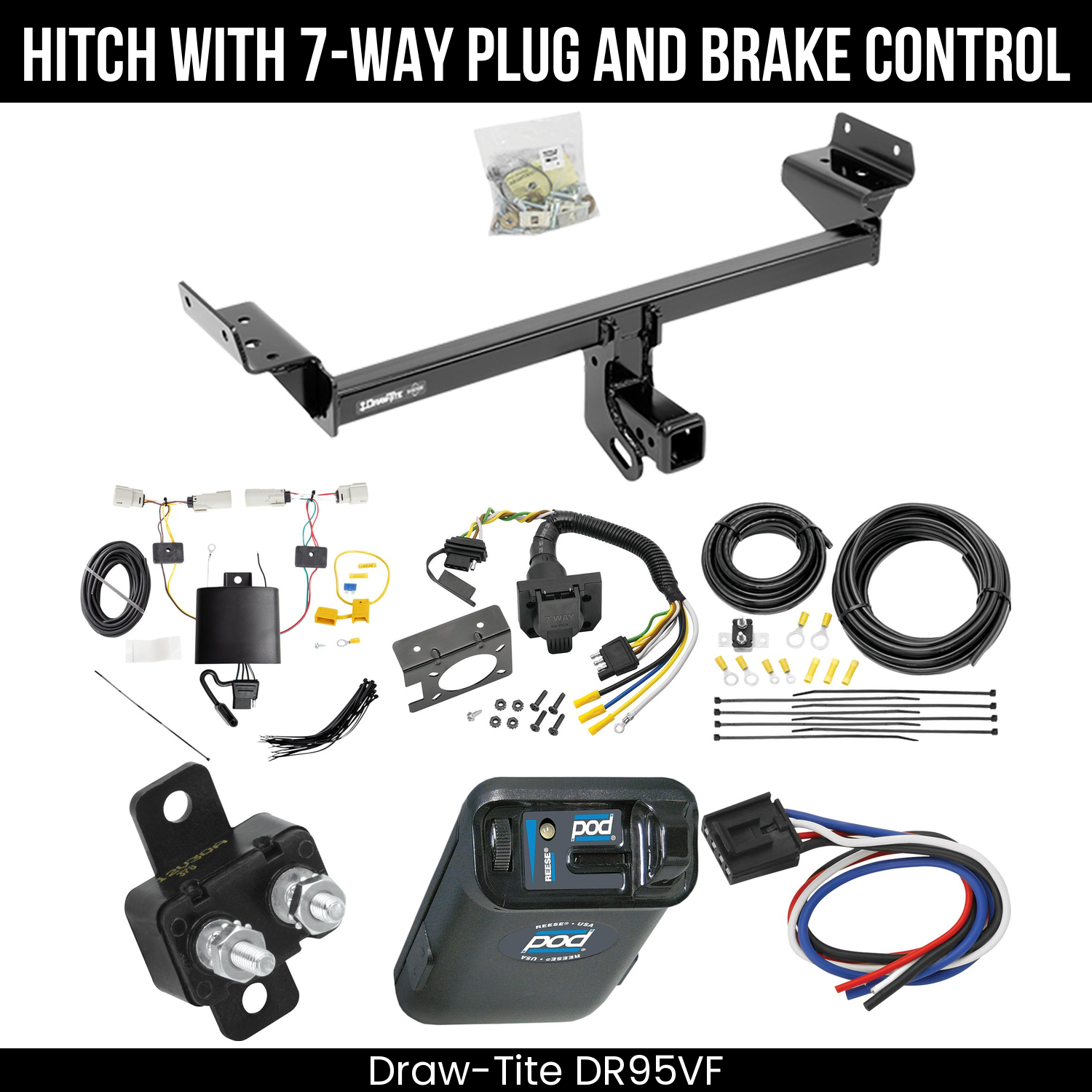 Trailer Hitch , 7-Way , Reese POD Brake Control