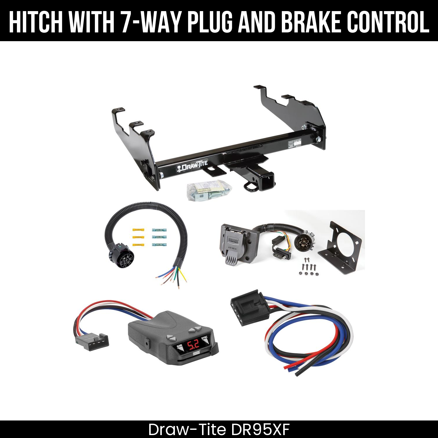 Trailer Hitch , 7-Way , Reese Brakeman IV Brake Control
