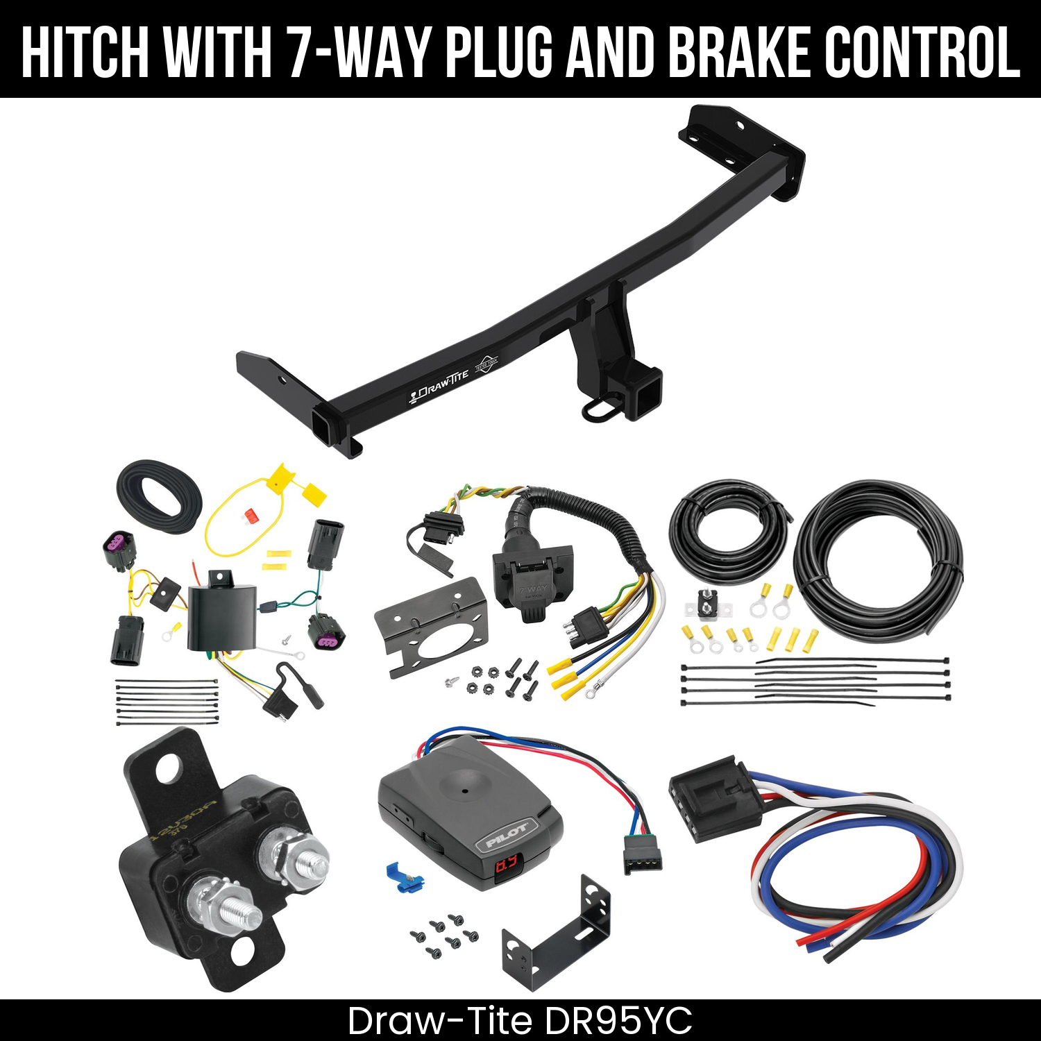 Trailer Hitch , 7-Way , Pro Series Pilot Brake Control