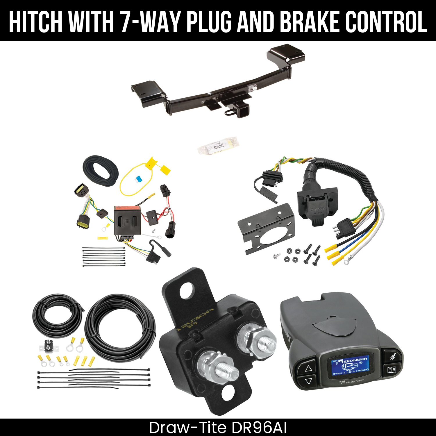 Trailer Hitch , 7-Way , Tekonsha Prodigy P3 Brake Control